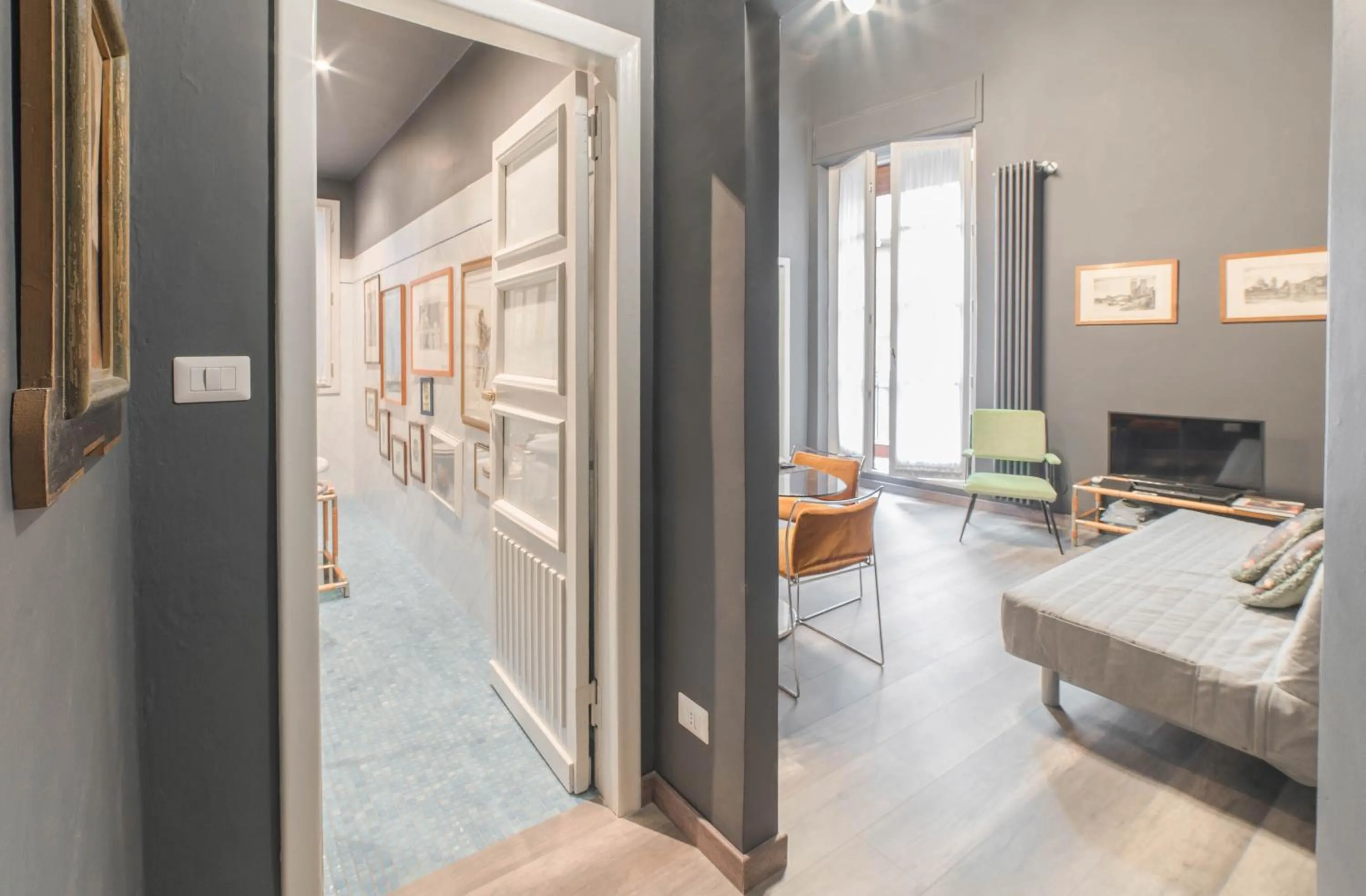 Bathroom, Bed in Appartamento Cellini