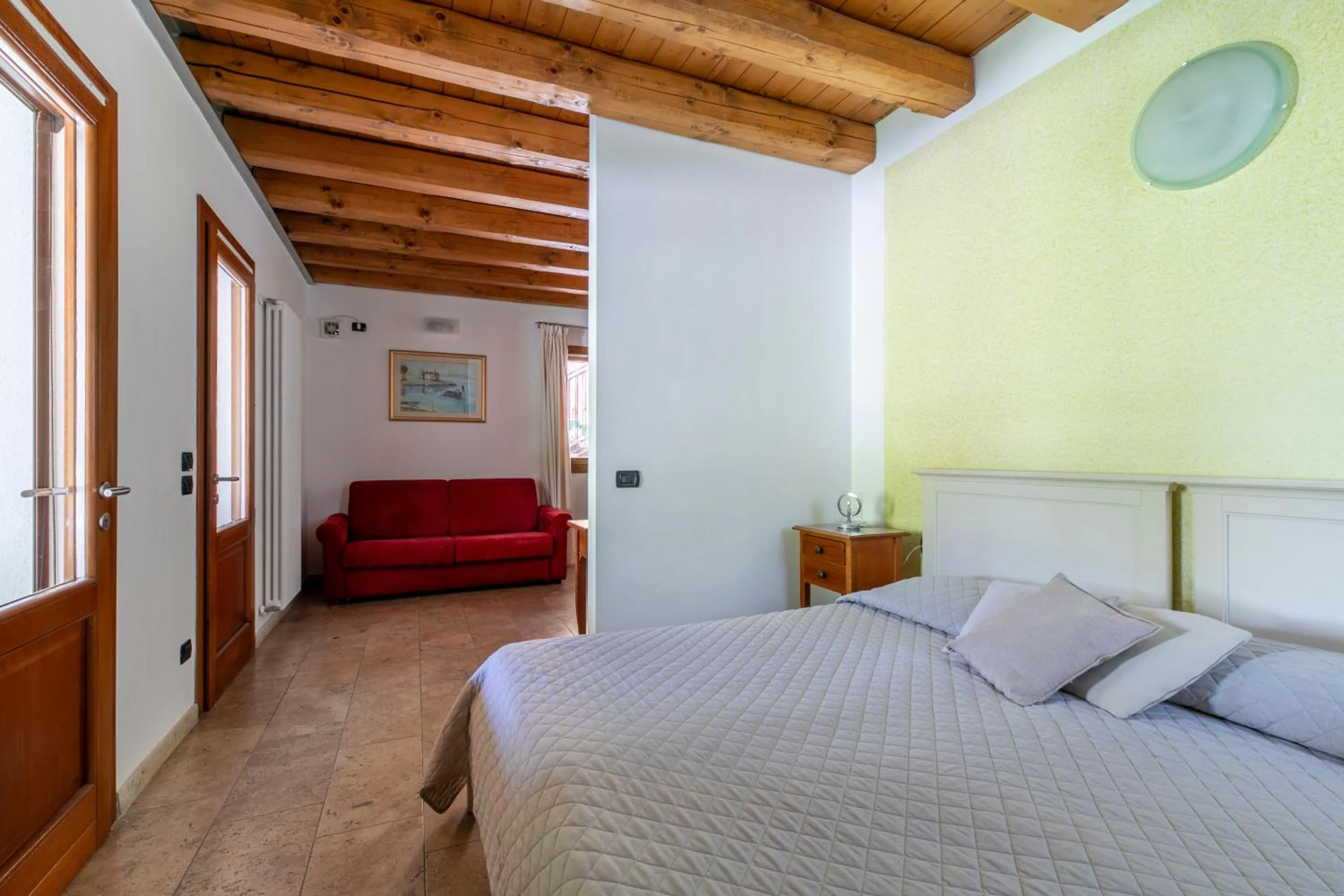 Living room, Bed in Agriturismo Porcaloca