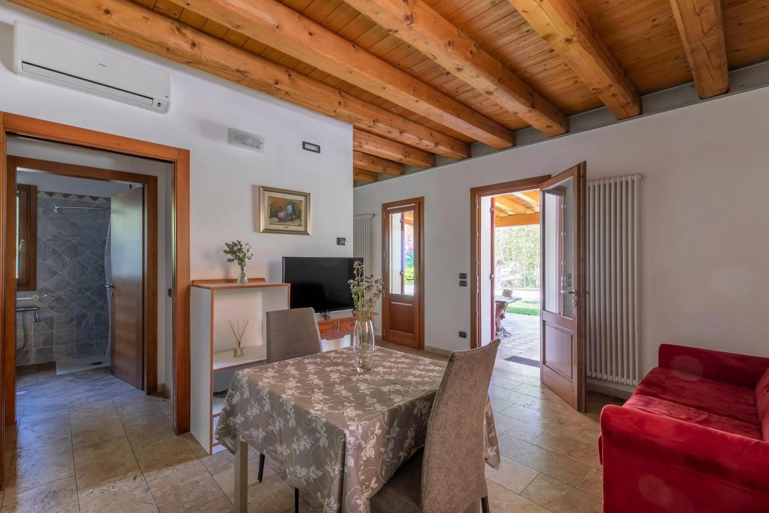 Seating area in Agriturismo Porcaloca