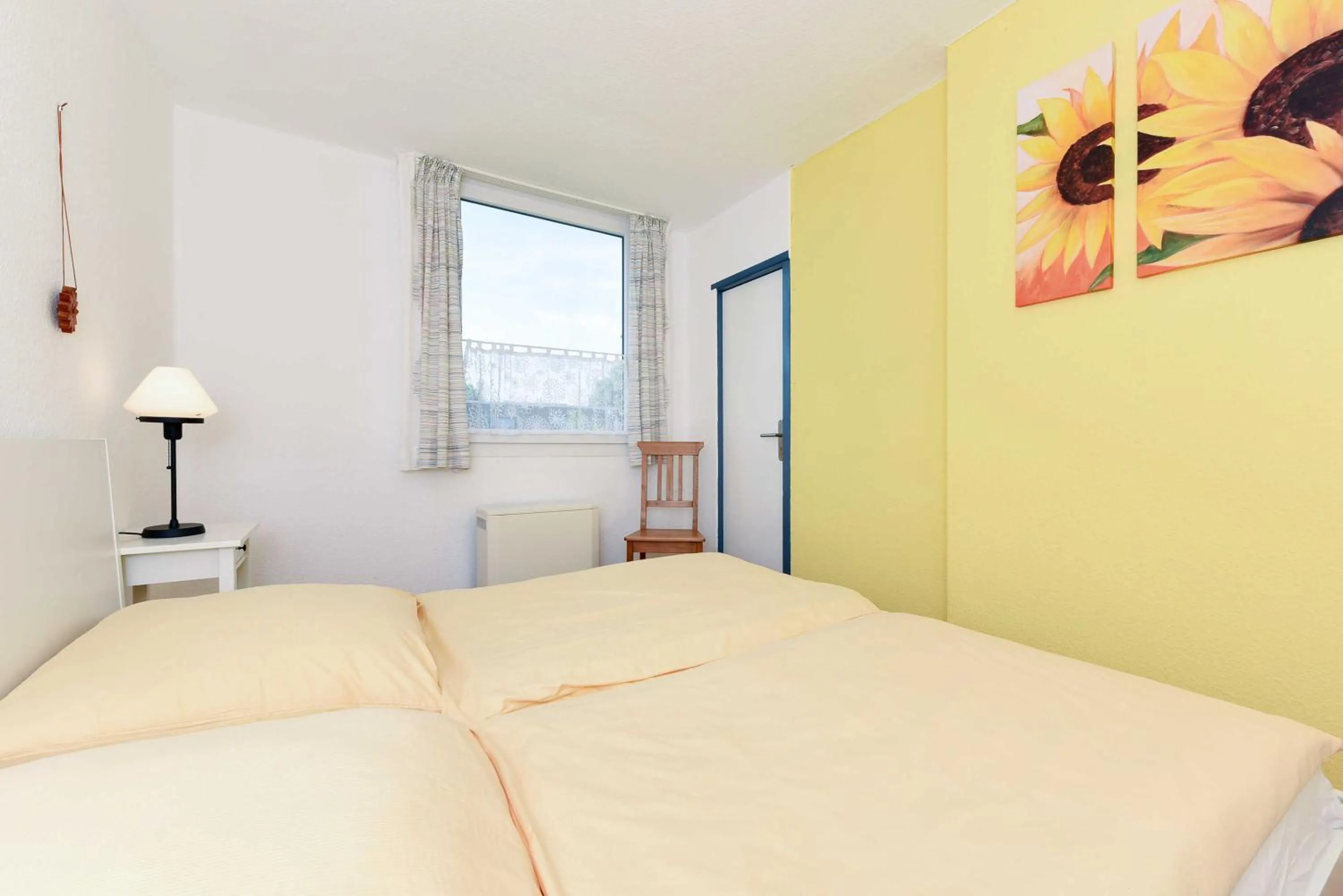 Bed in Ferienhaus Koje