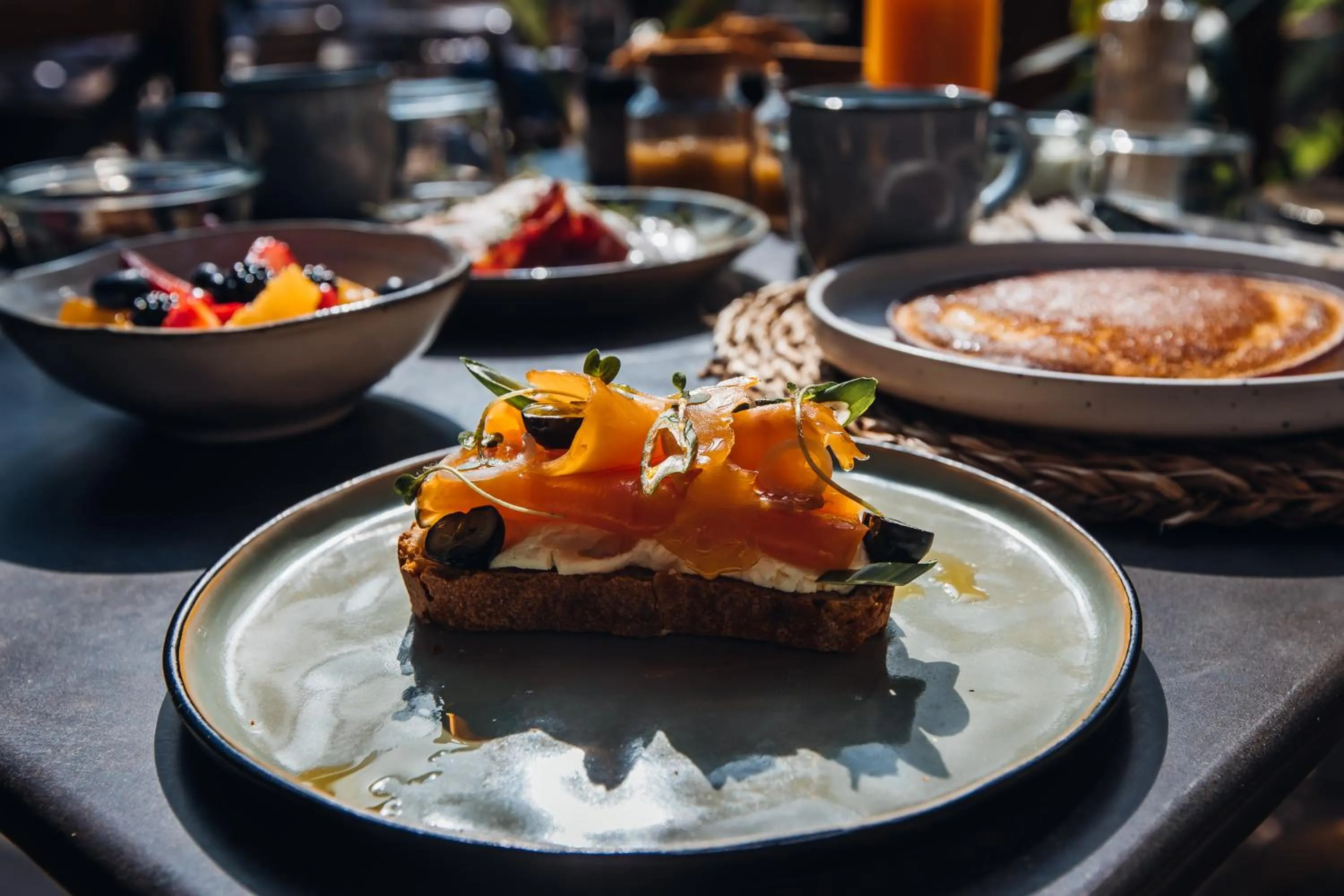 Food and drinks in La Villa Vicha, The Originals Relais