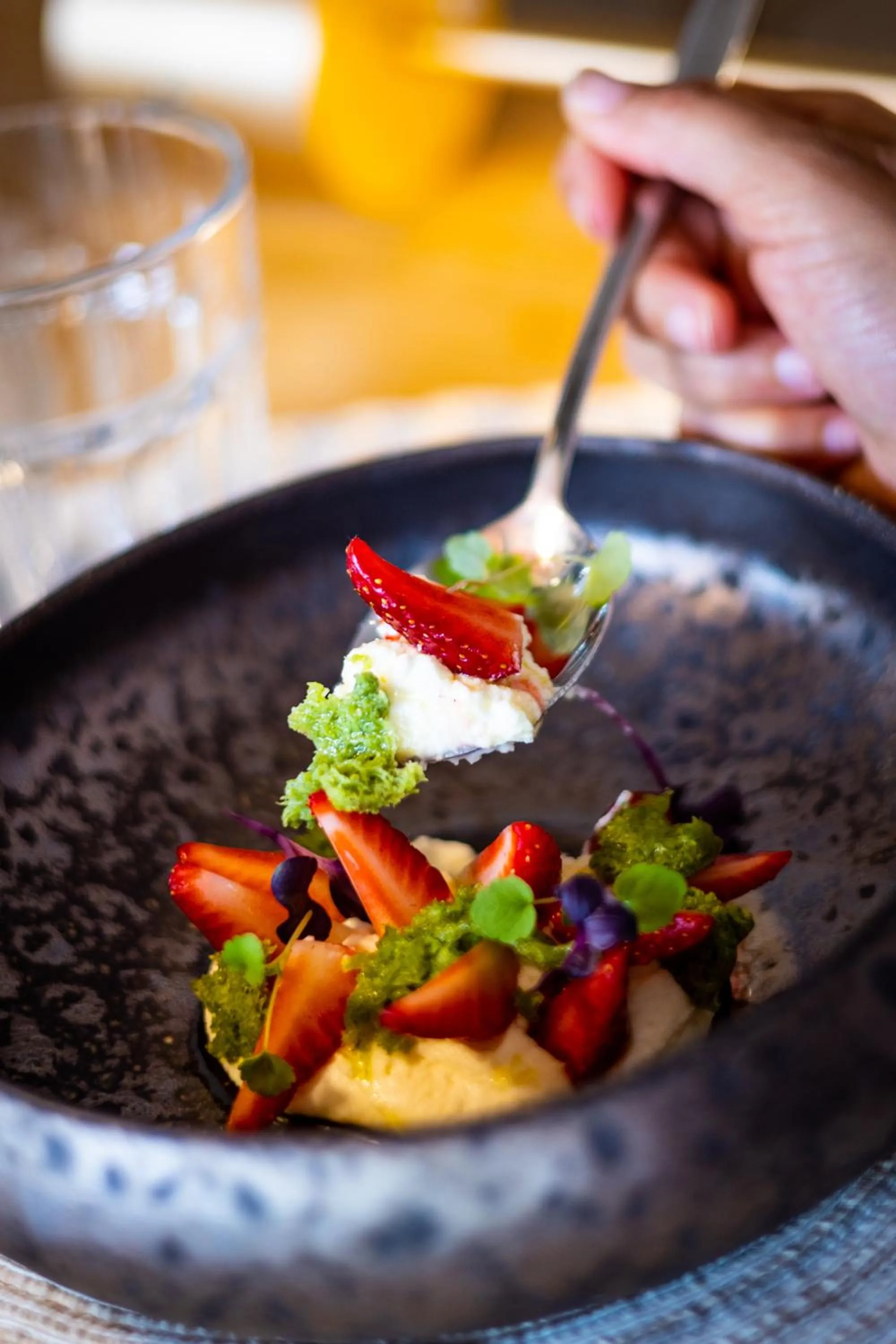 Food and drinks in La Villa Vicha, The Originals Relais