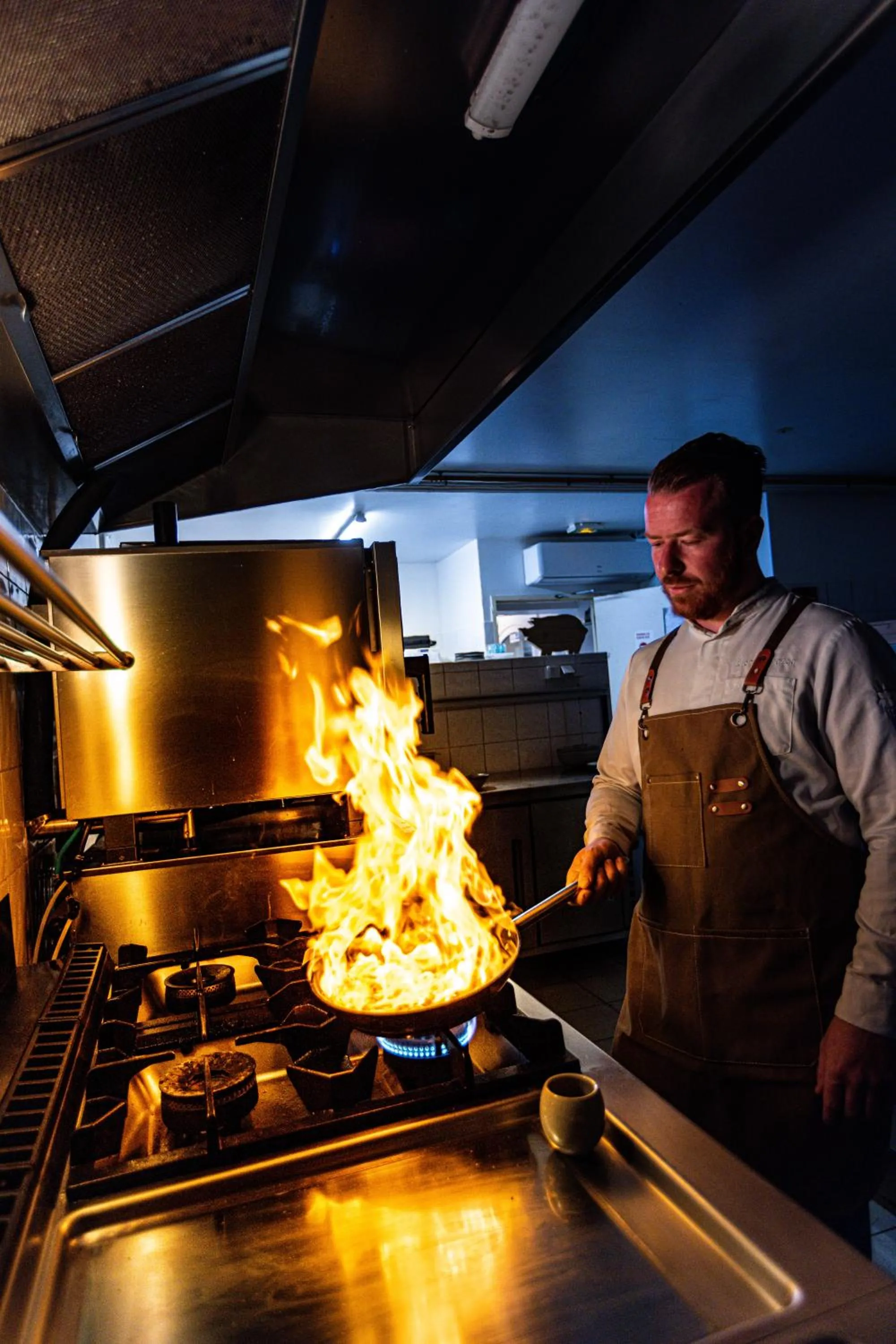 Kitchen or kitchenette in La Villa Vicha, The Originals Relais