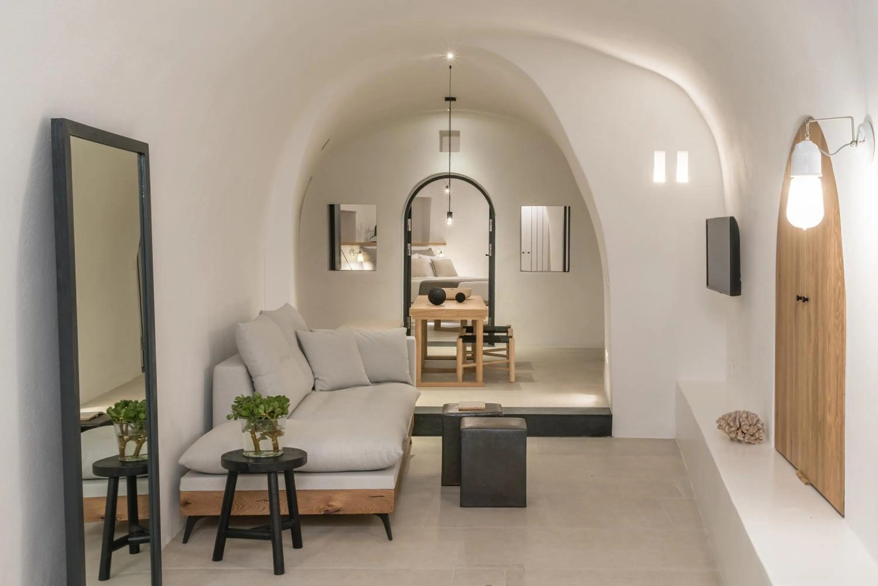 Living room in Honeymoon Petra Villas