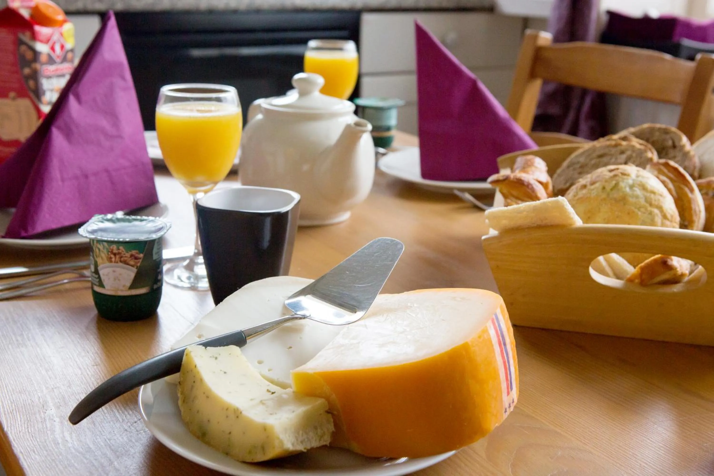 Food close-up in B&B 'T Skoalhûs