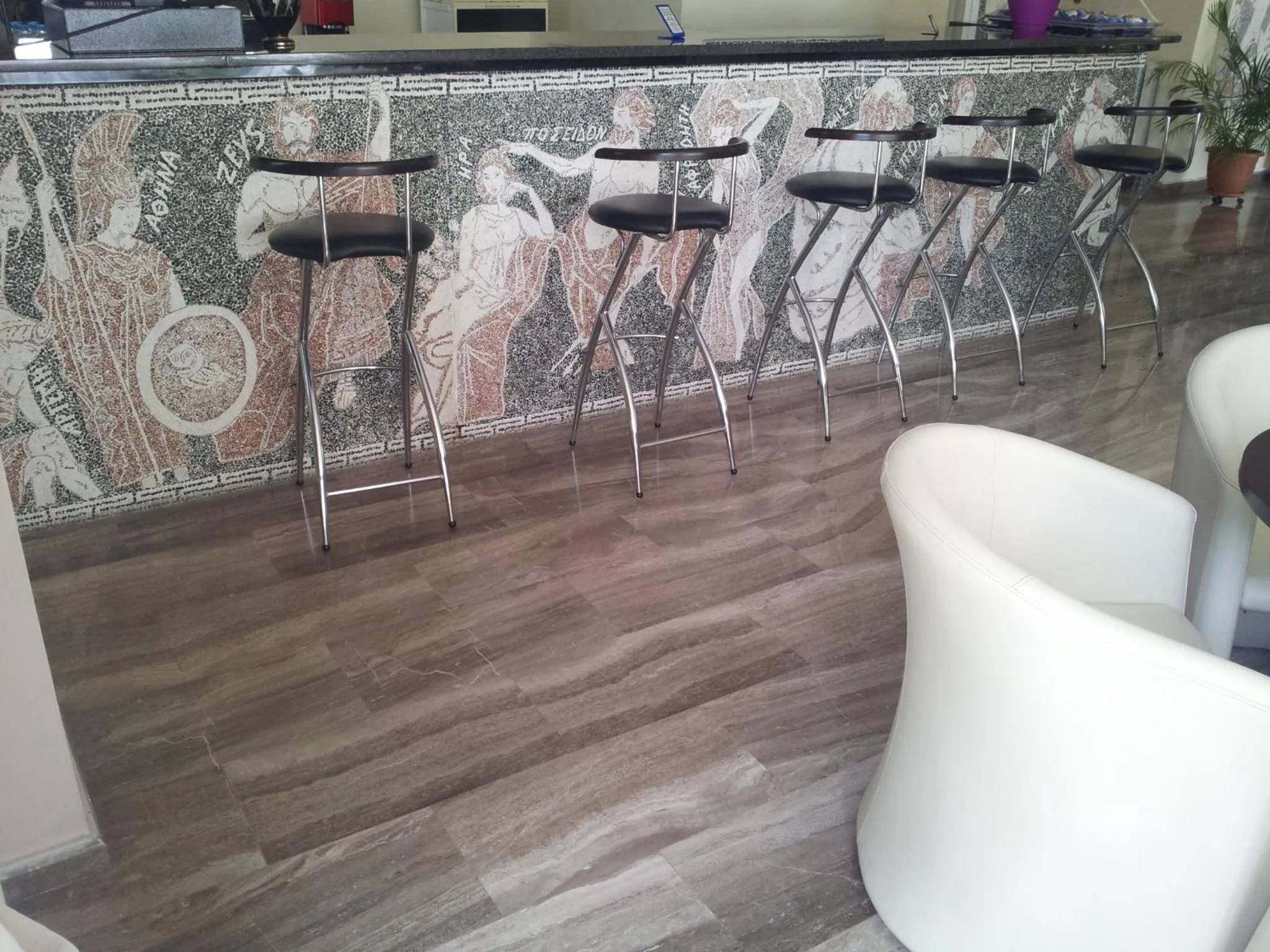 Lounge or bar in Hotel Apollon