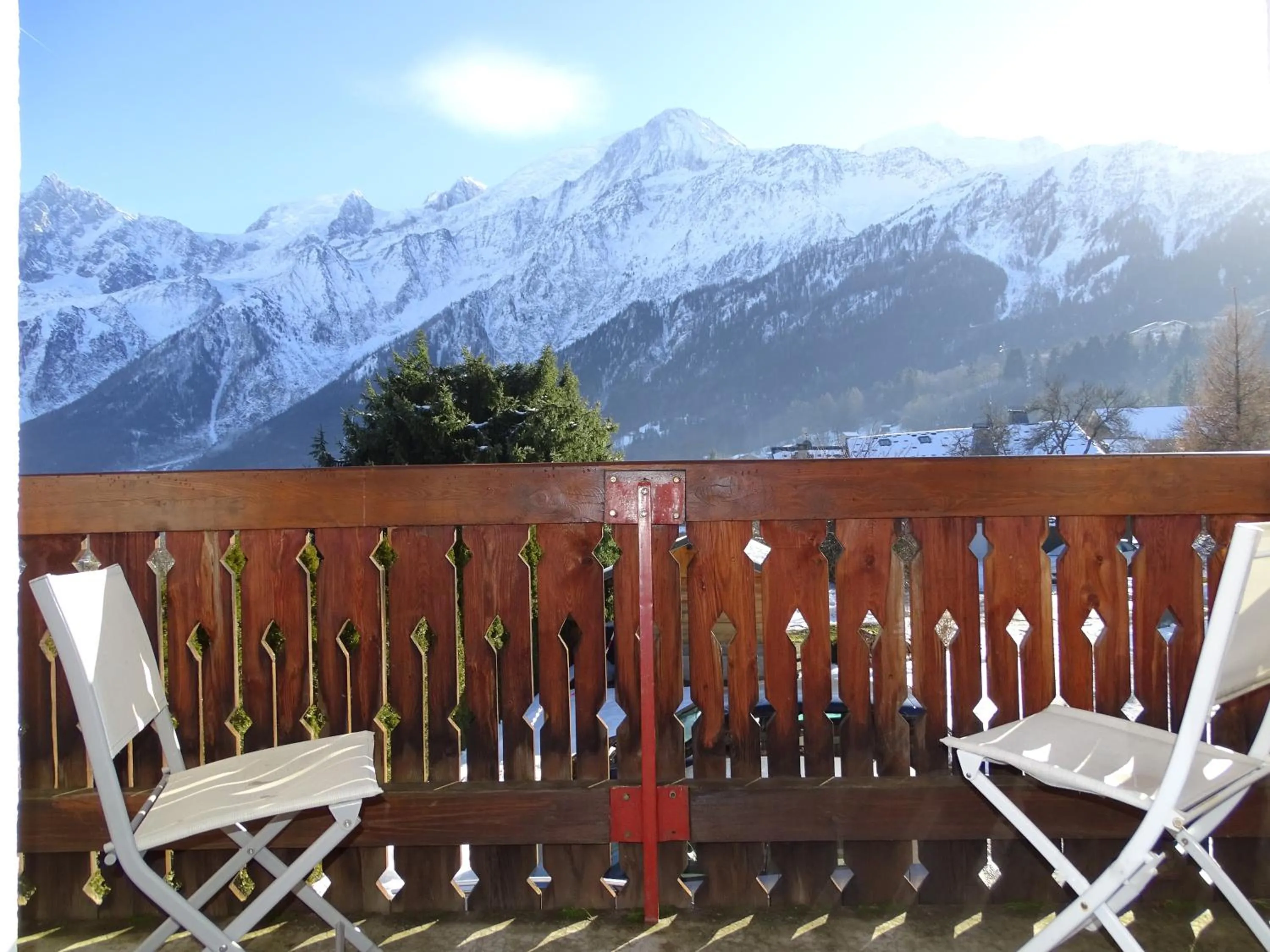 Balcony/Terrace in Chalet La Barme Les Houches Vallée de Chamonix