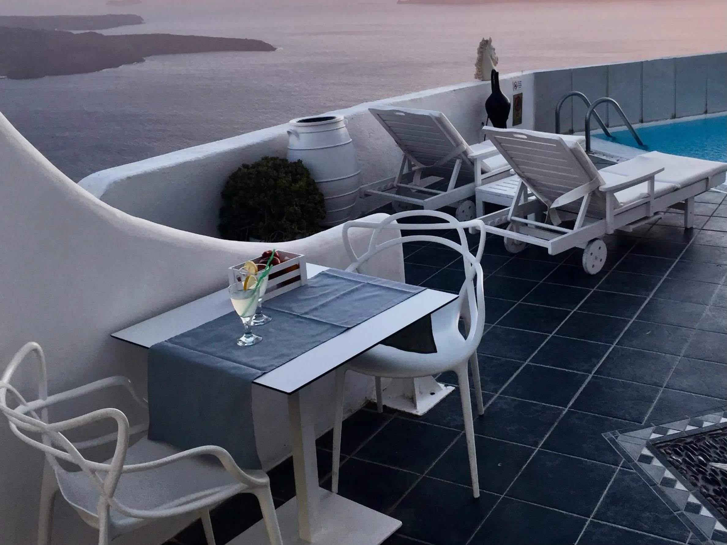 Balcony/Terrace in Aeolos Art & Eco Suites Adults Only