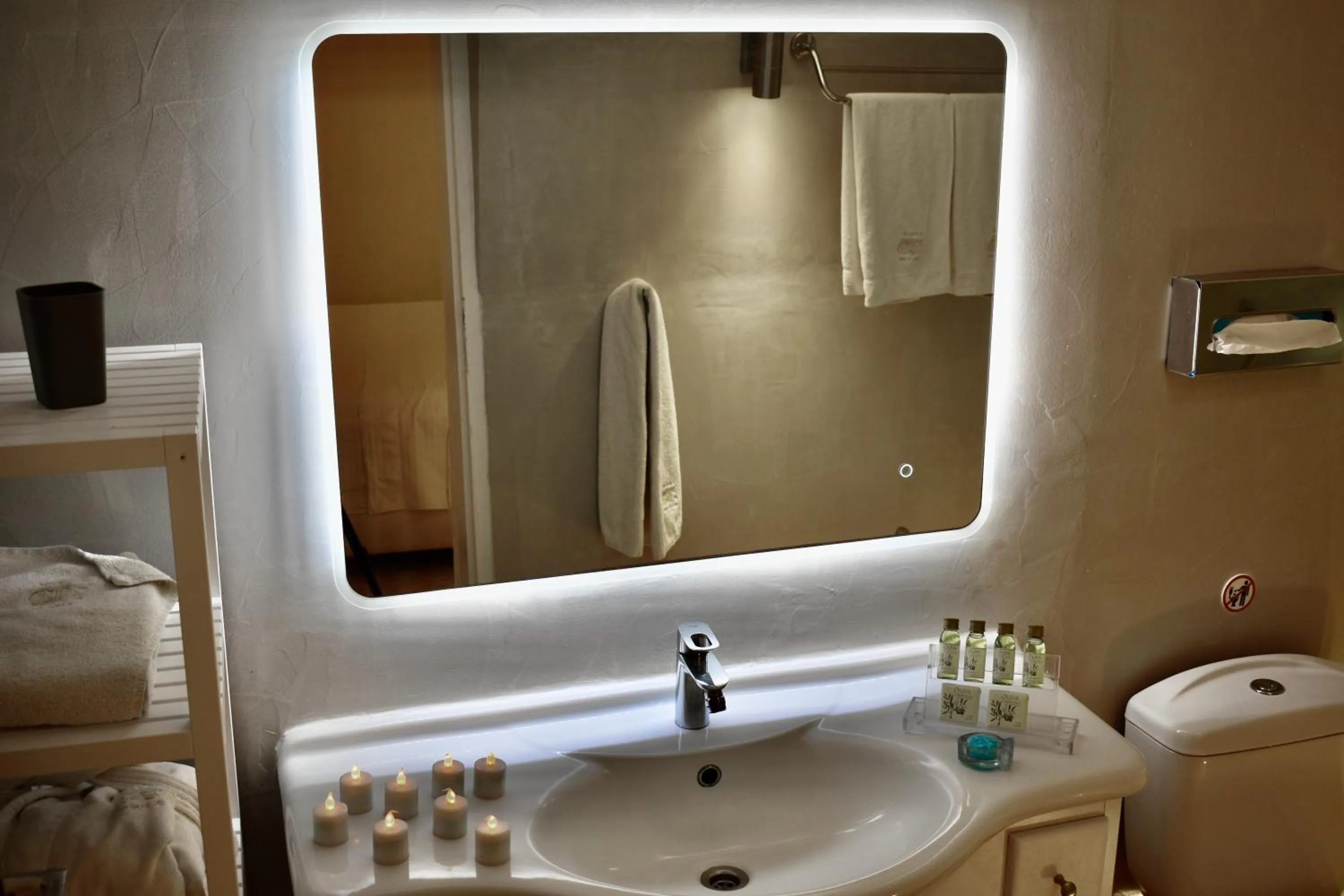 Bathroom in Aeolos Art & Eco Suites Adults Only