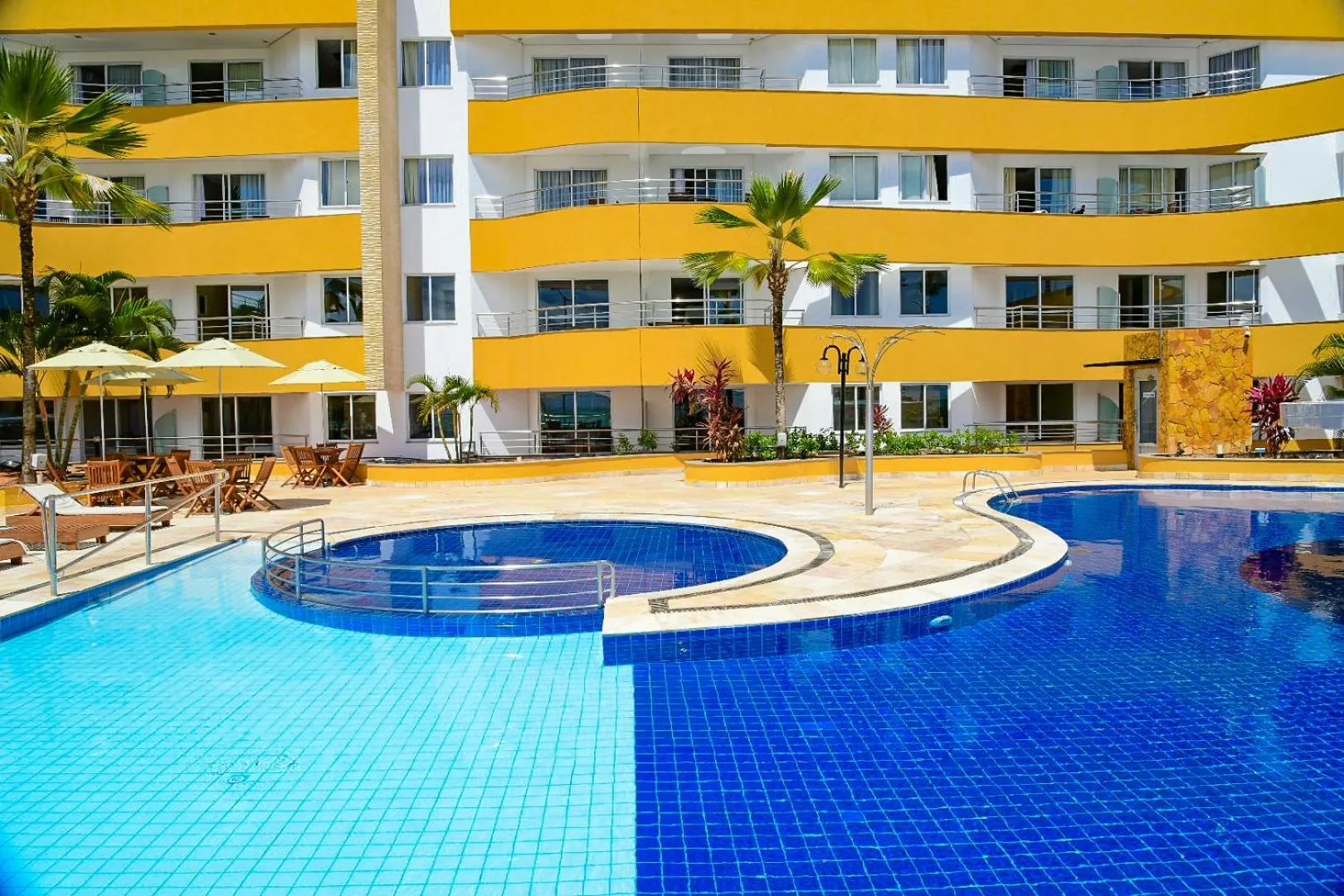 Pool view in Aquaria Natal Hotel
