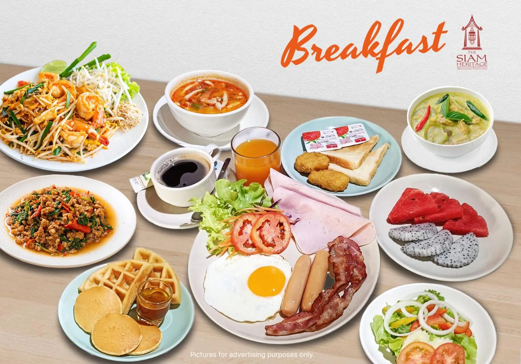 Breakfast in The Siam Heritage Hotel