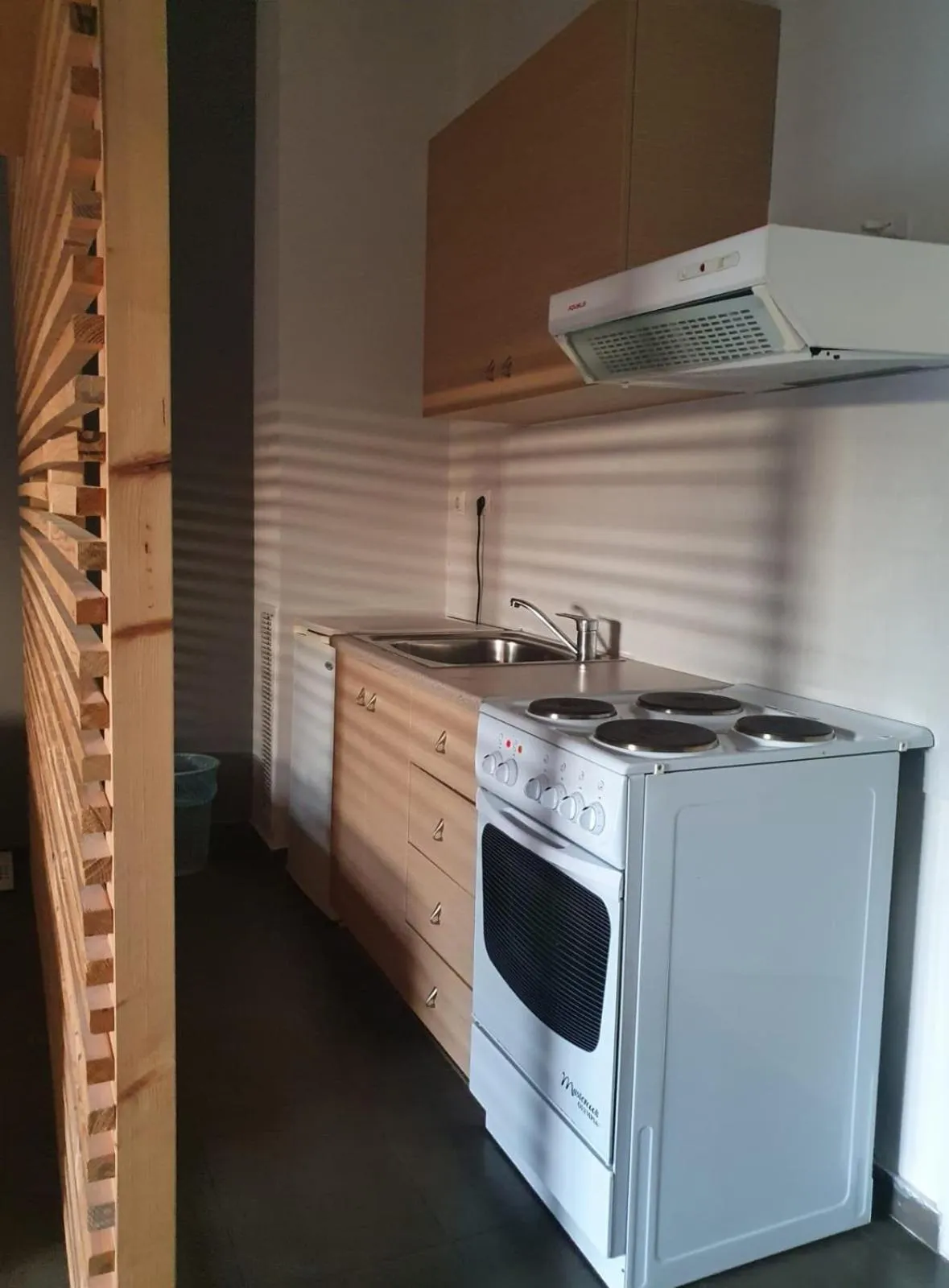 Kitchen or kitchenette in Alkistis Hotel