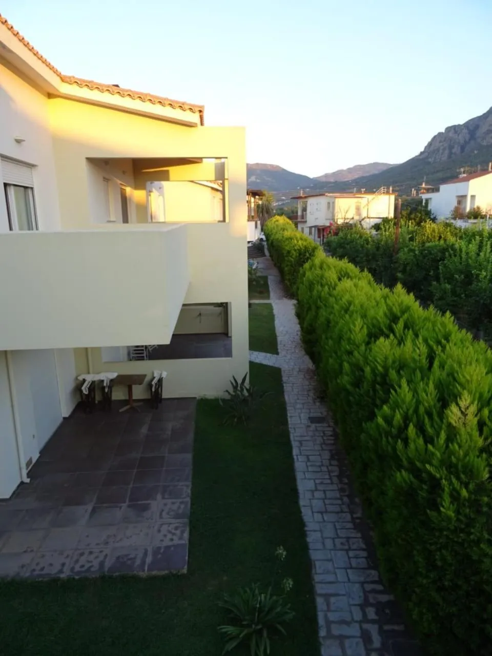 Garden view in Alkistis Hotel