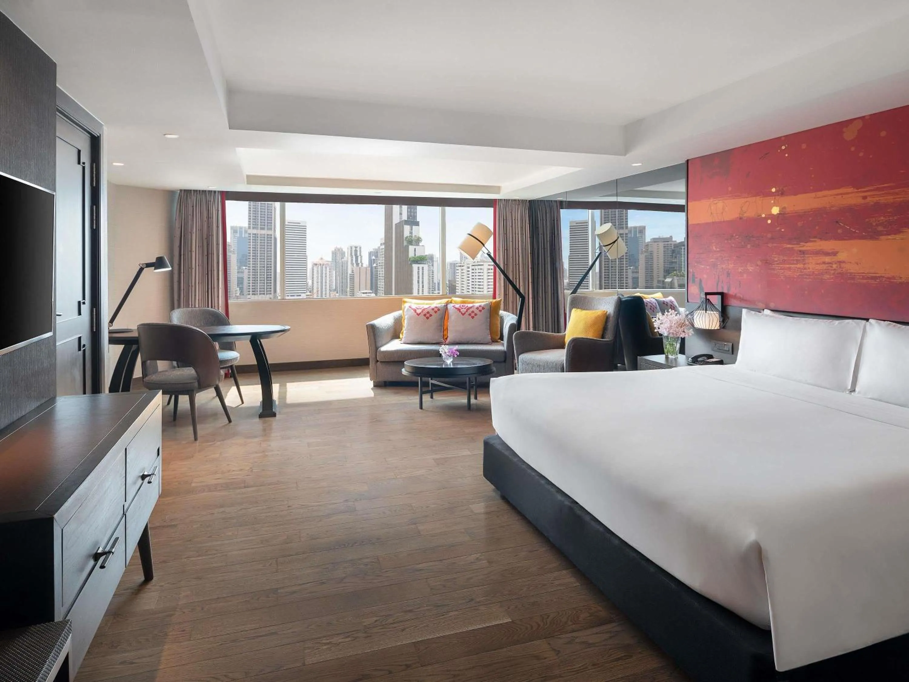 Bedroom, Bed in Mercure Bangkok Sukhumvit 11