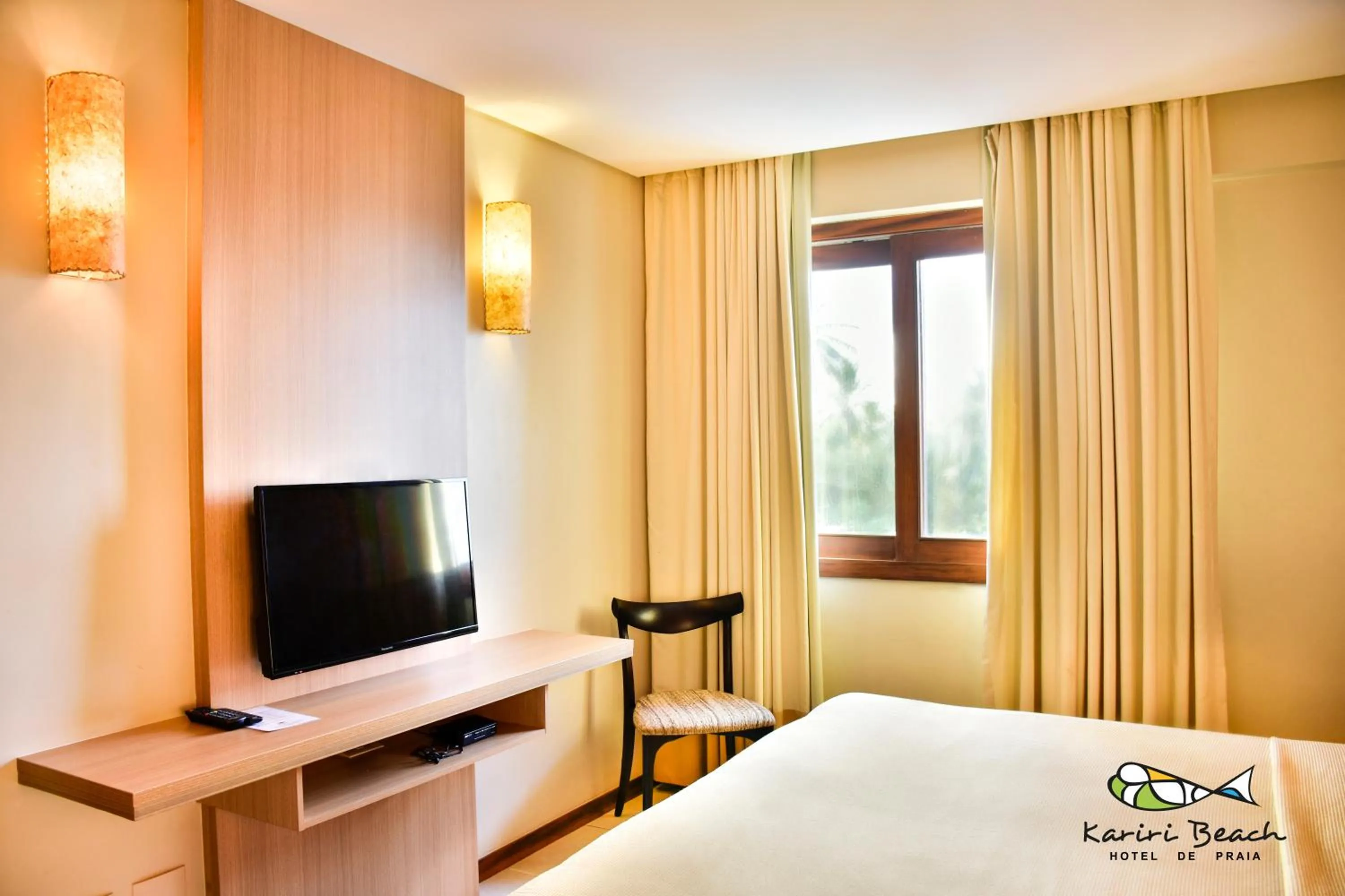 TV and multimedia, Bed in Kariri Beach Hotel