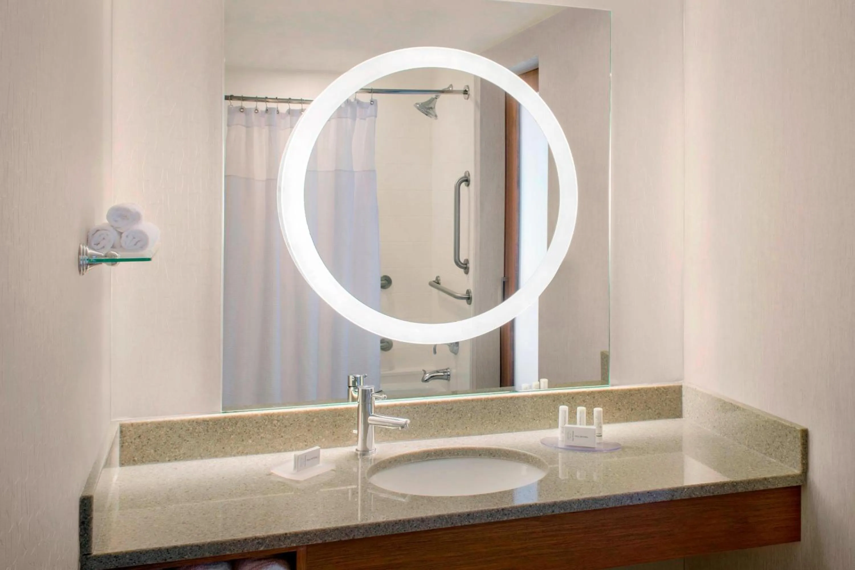 Bathroom in SpringHill Suites Long Island Brookhaven