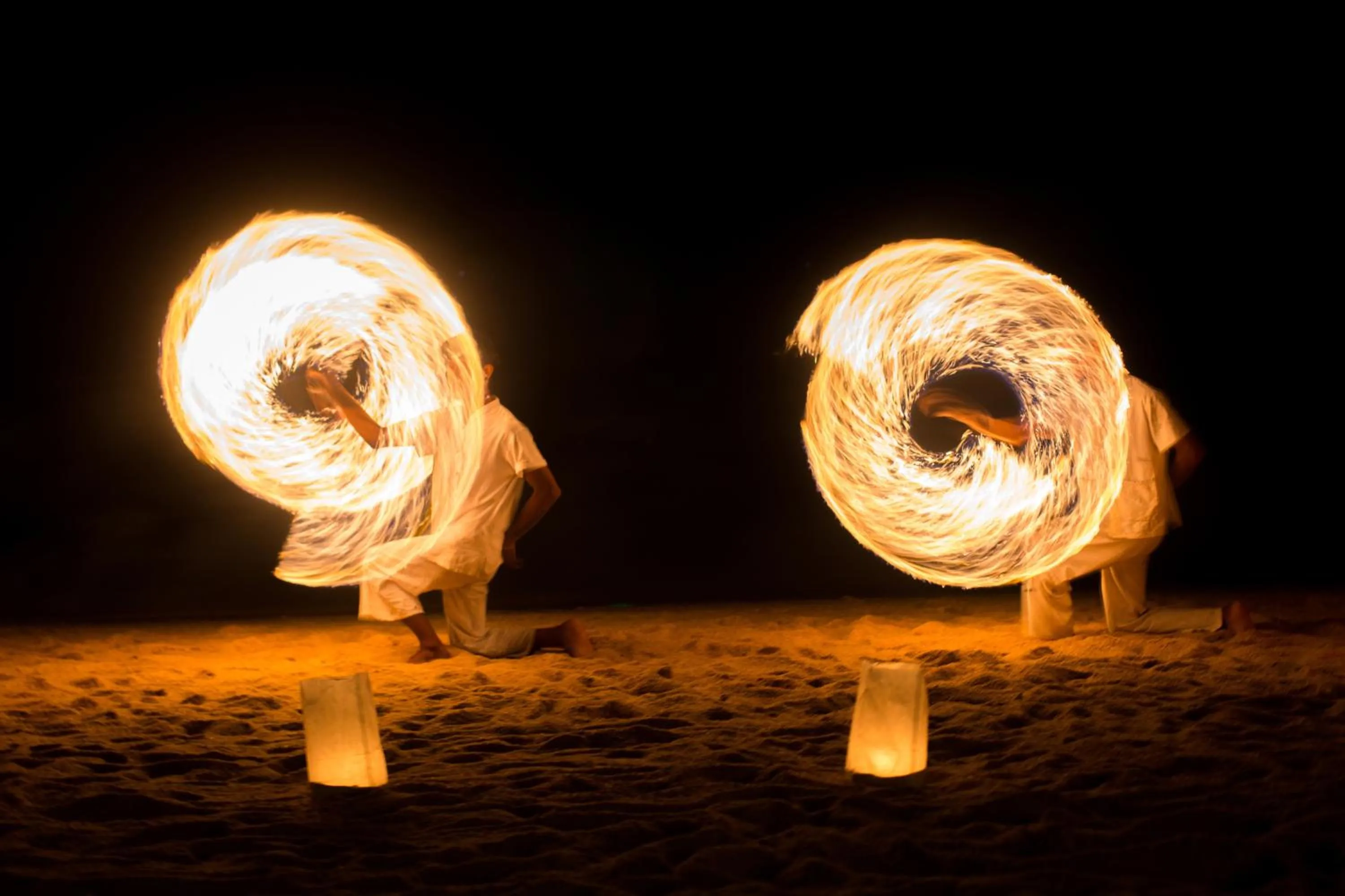 Evening entertainment in Anantara Lawana Koh Samui Resort