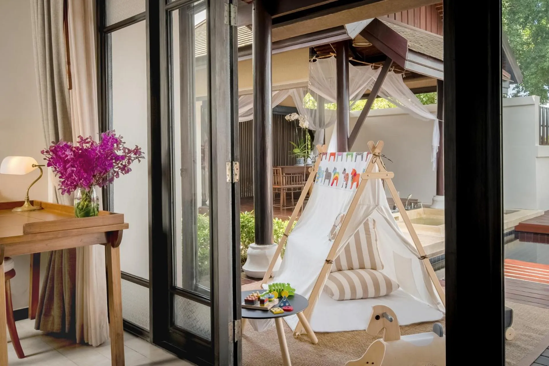 Patio in Anantara Lawana Koh Samui Resort