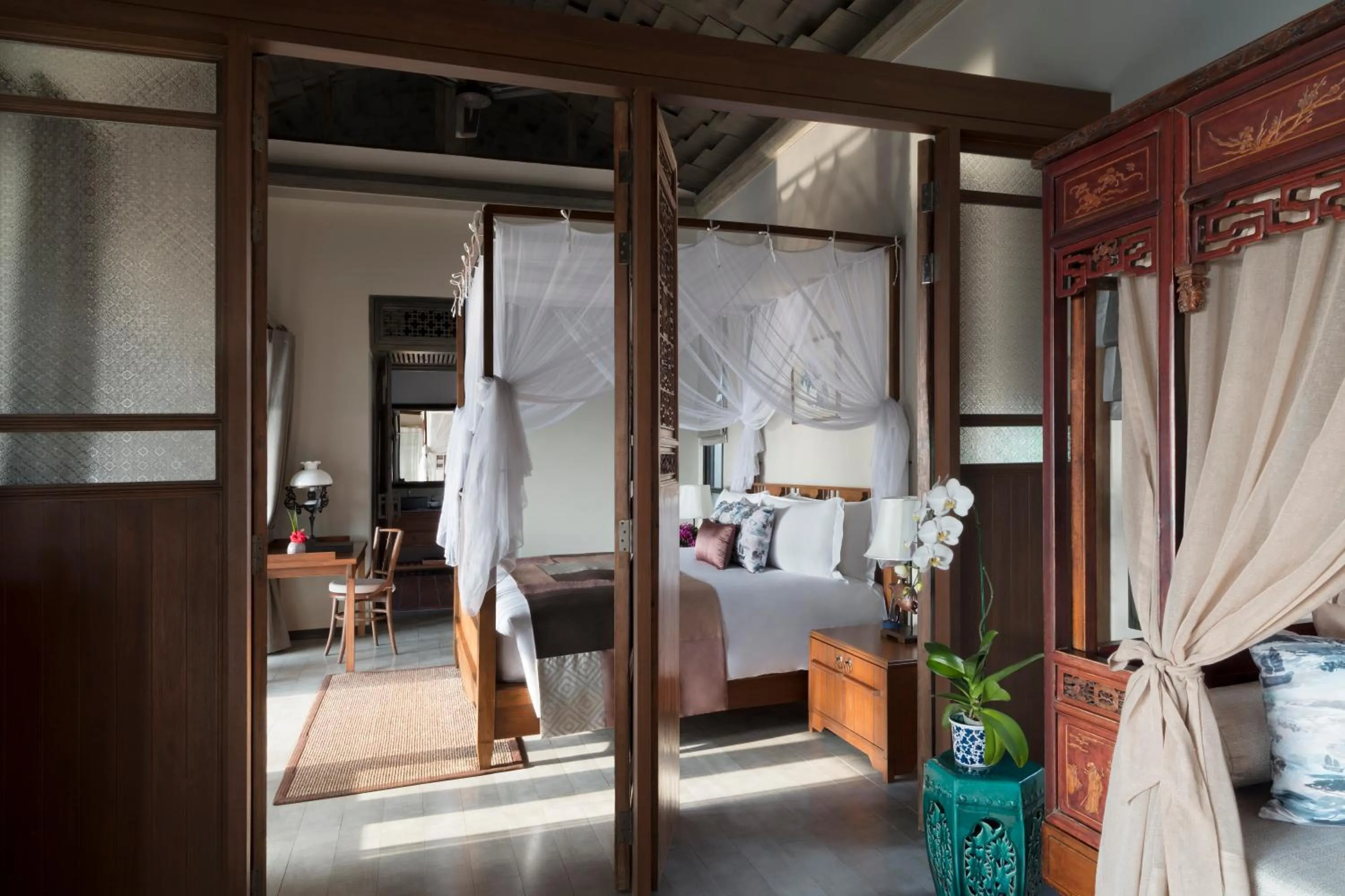 Bedroom, Bed in Anantara Lawana Koh Samui Resort