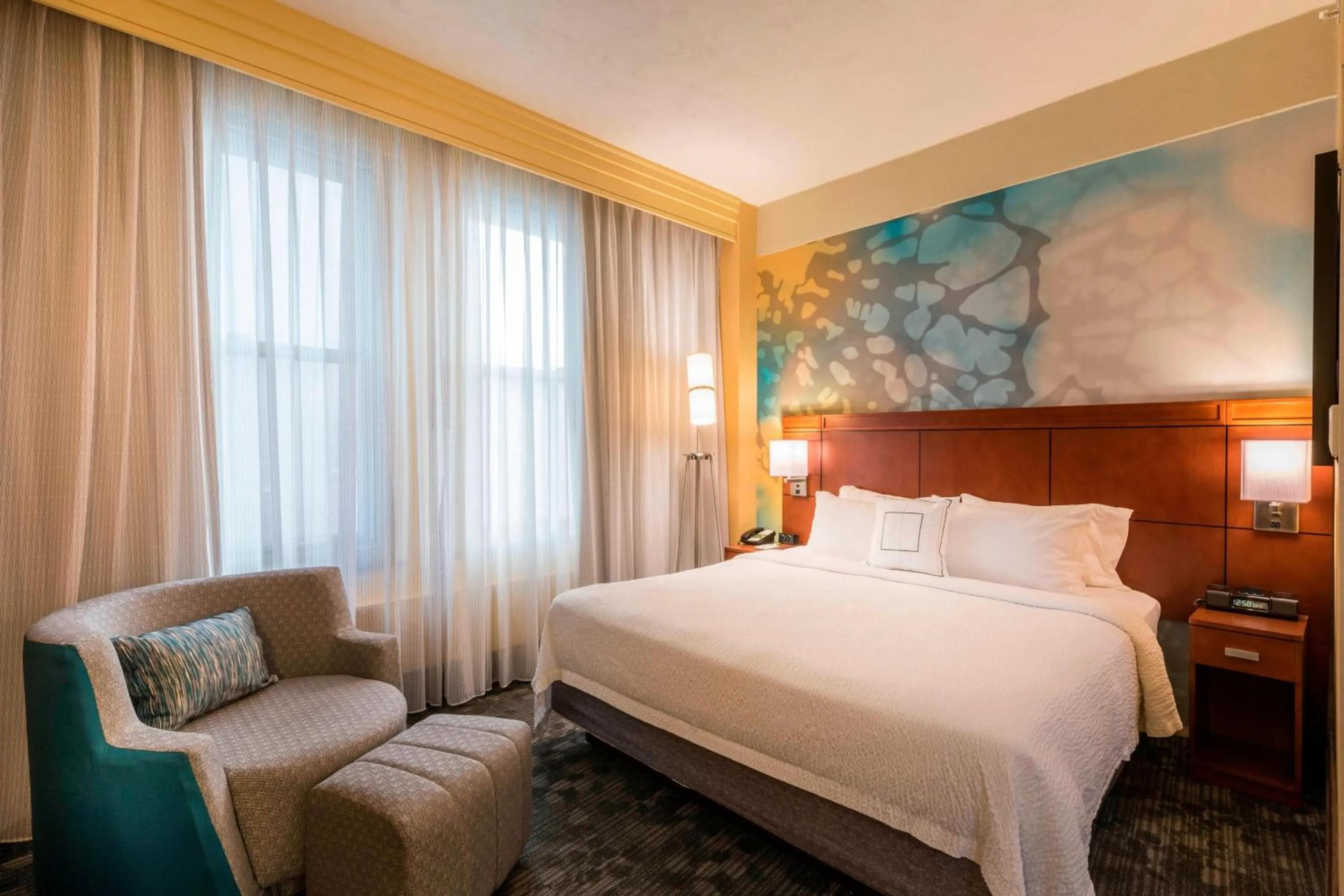 Photo of the whole room, Bed in Courtyard by Marriott Tulsa Downtown