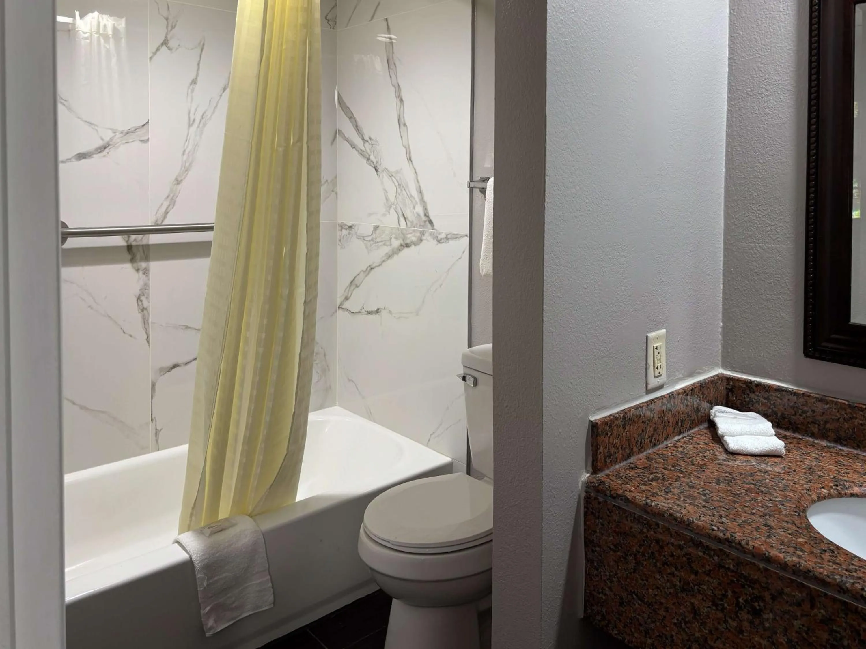 Bathroom in Motel 6 Tallahassee, FL North Monroe