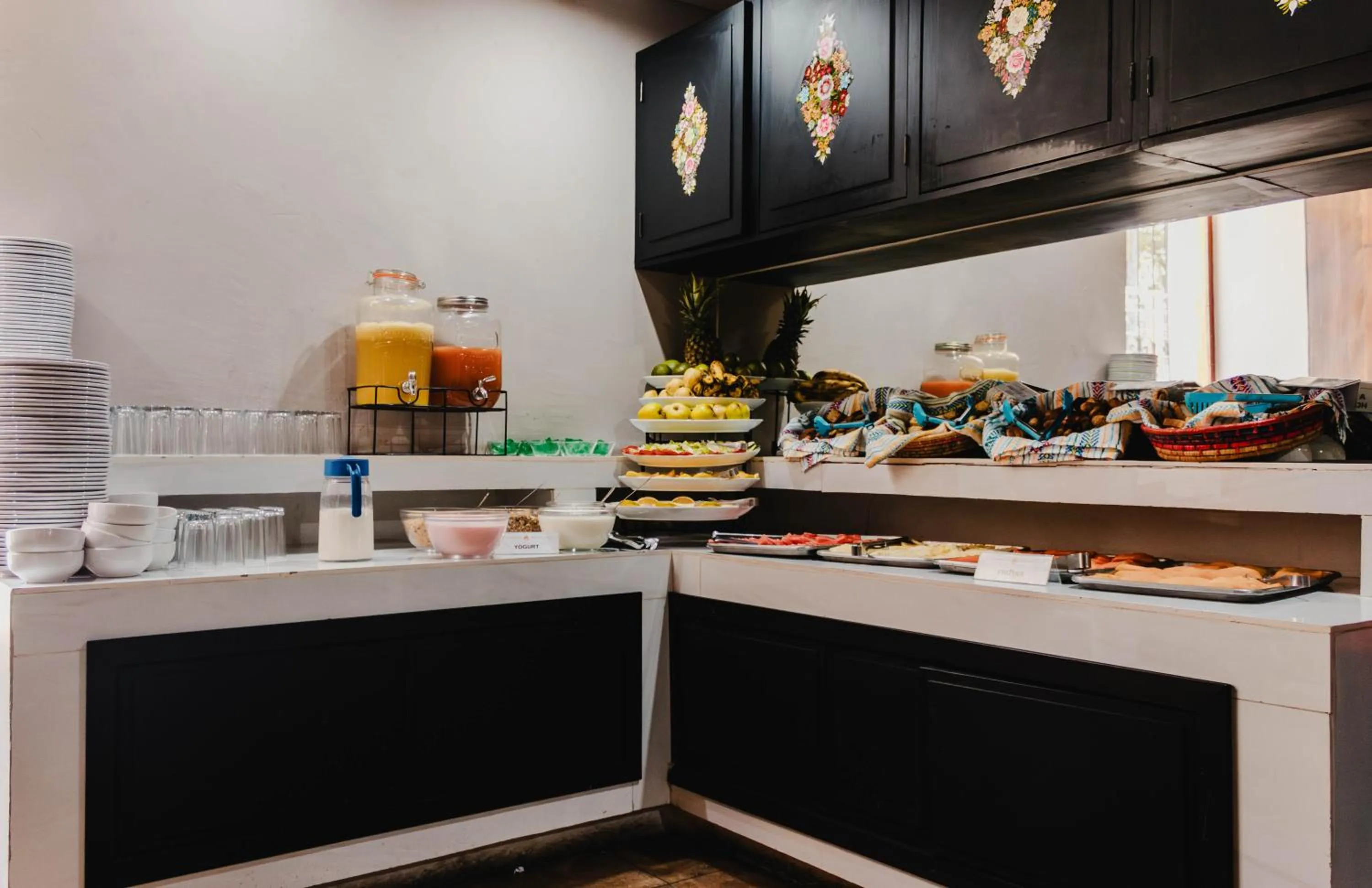 Buffet breakfast in Hotel Mansion Del Valle