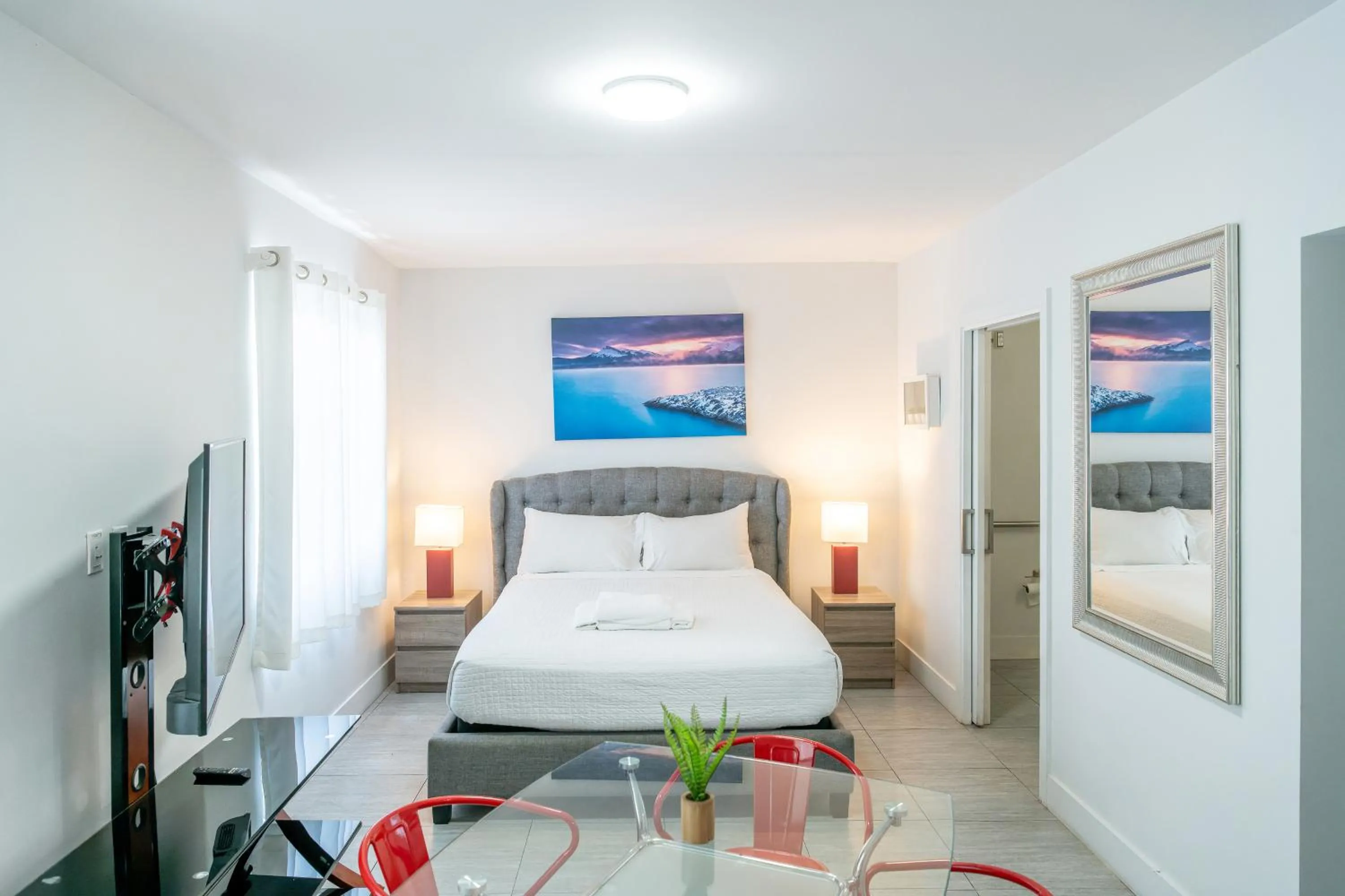 Bed in Costa Norte Boutique Hotel Miami Beach