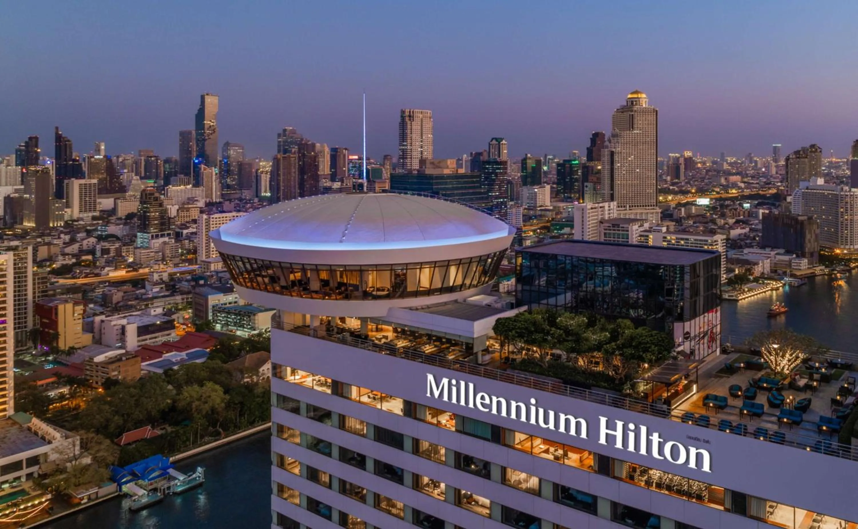 Property building in Millennium Hilton Bangkok