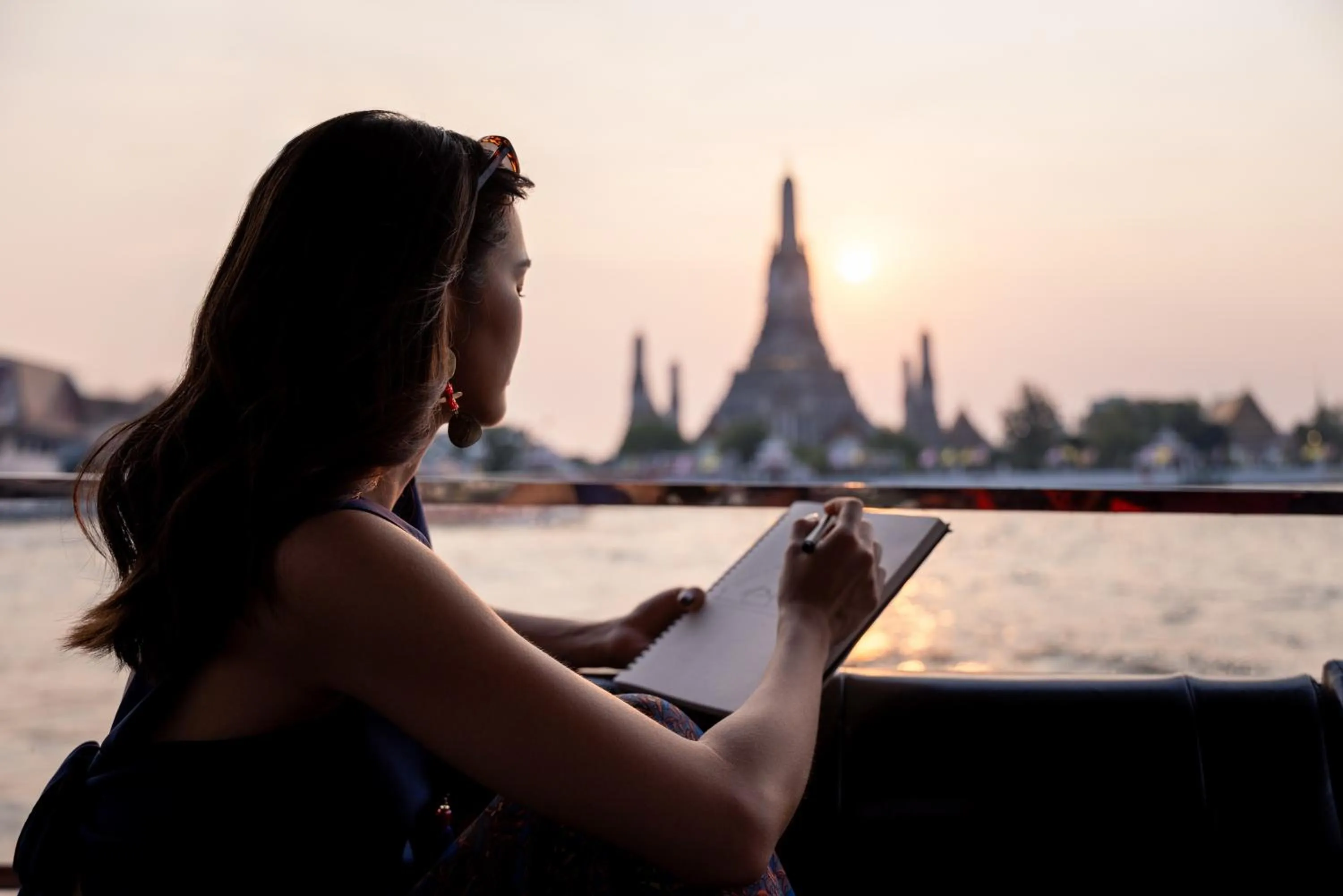 River view in Millennium Hilton Bangkok