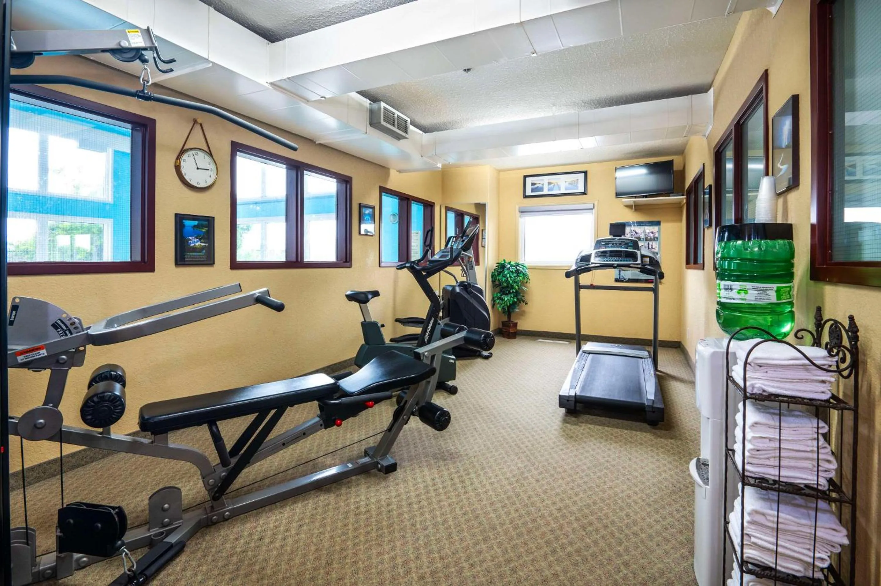 Fitness centre/facilities in Quality Inn & Suites
