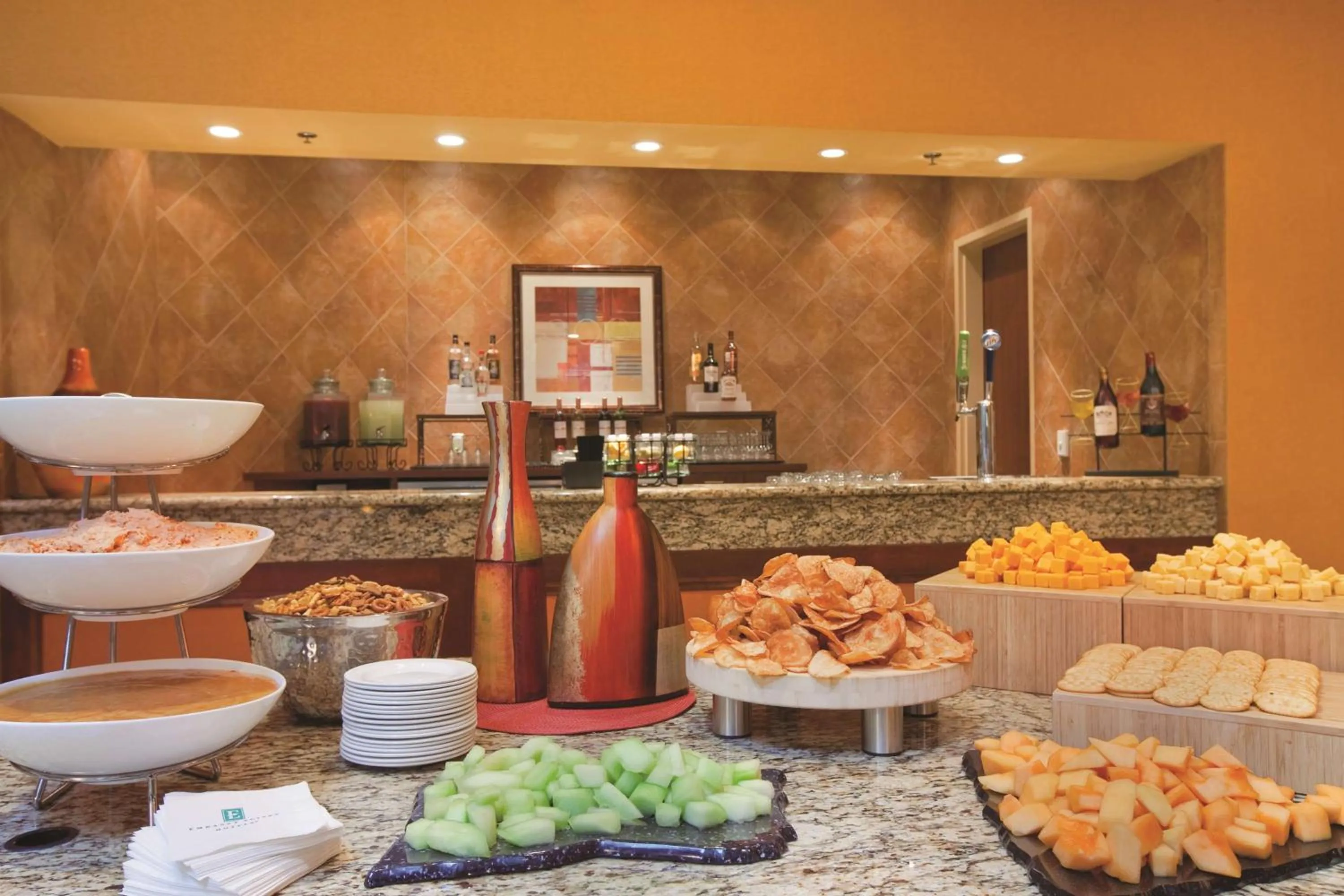 Lobby or reception in Embassy Suites East Peoria Hotel and Riverfront Conference Center