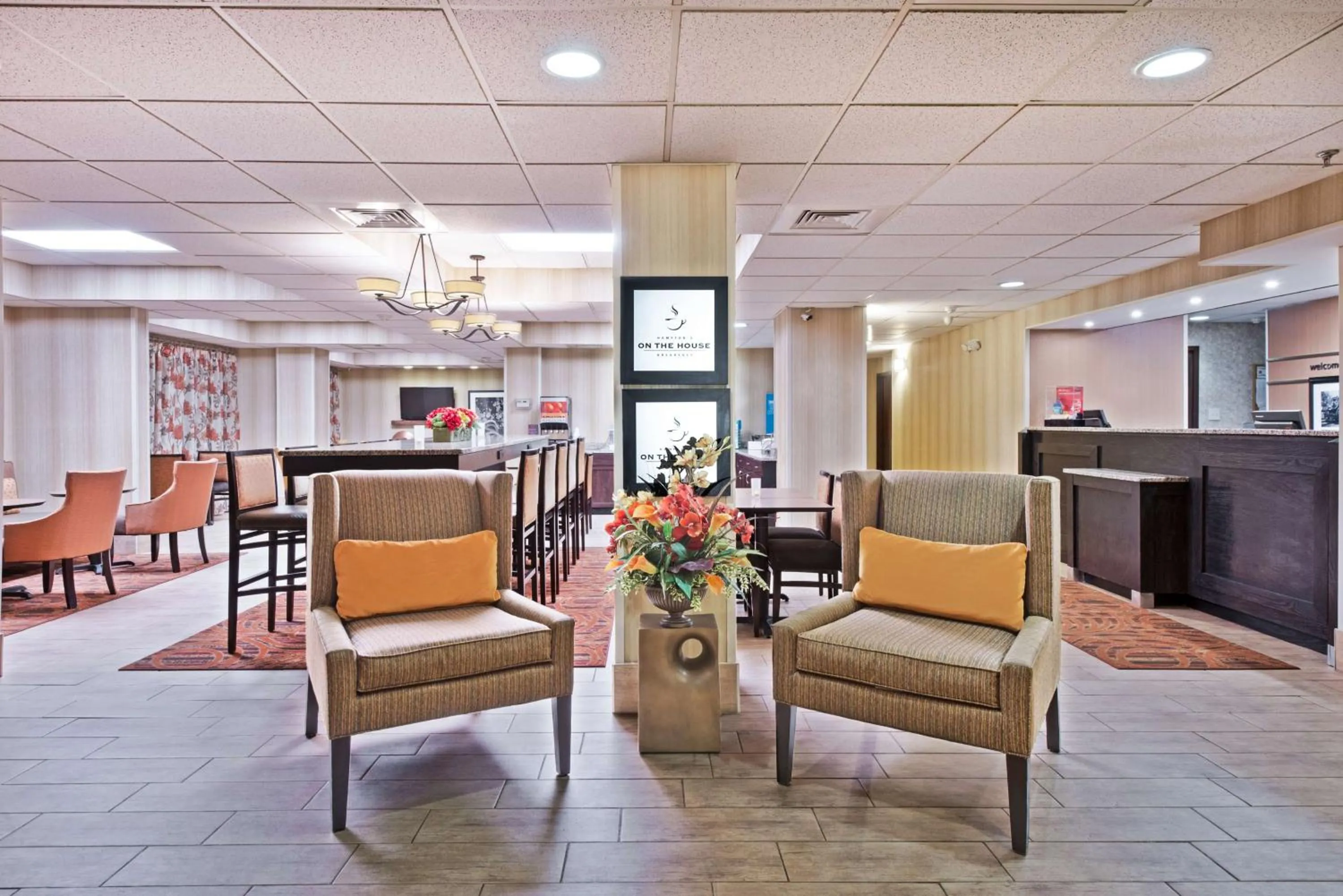 Lobby or reception in Hampton Inn Huntington/Barboursville