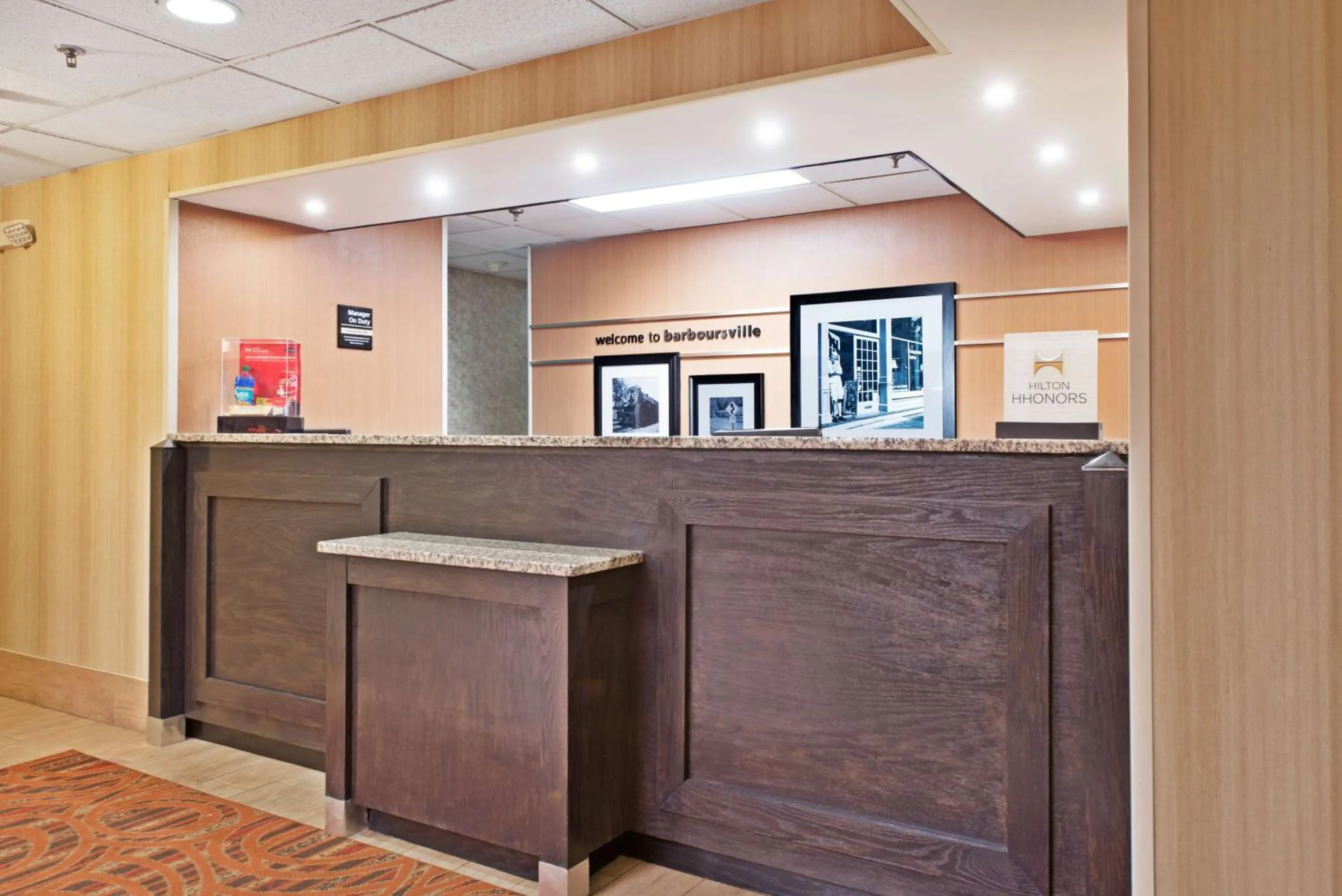 Lobby or reception in Hampton Inn Huntington/Barboursville