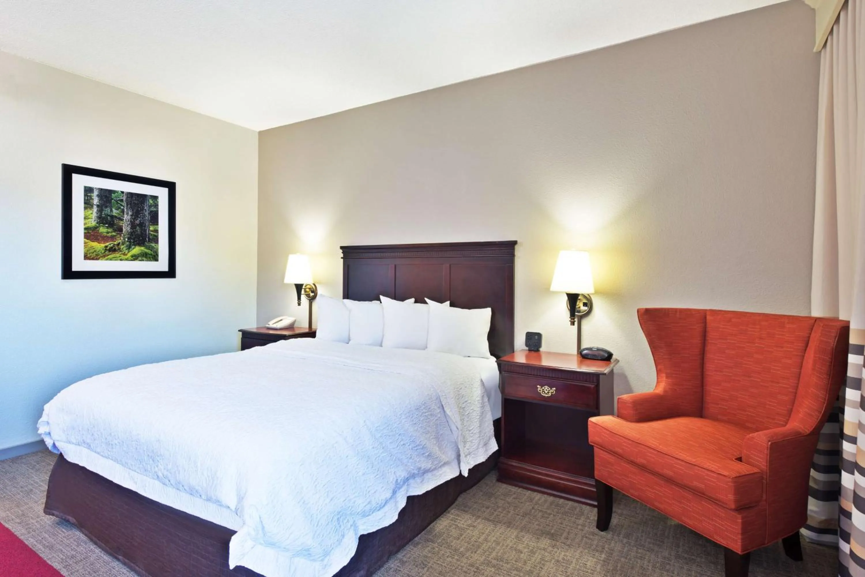 Bed in Hampton Inn Huntington/Barboursville