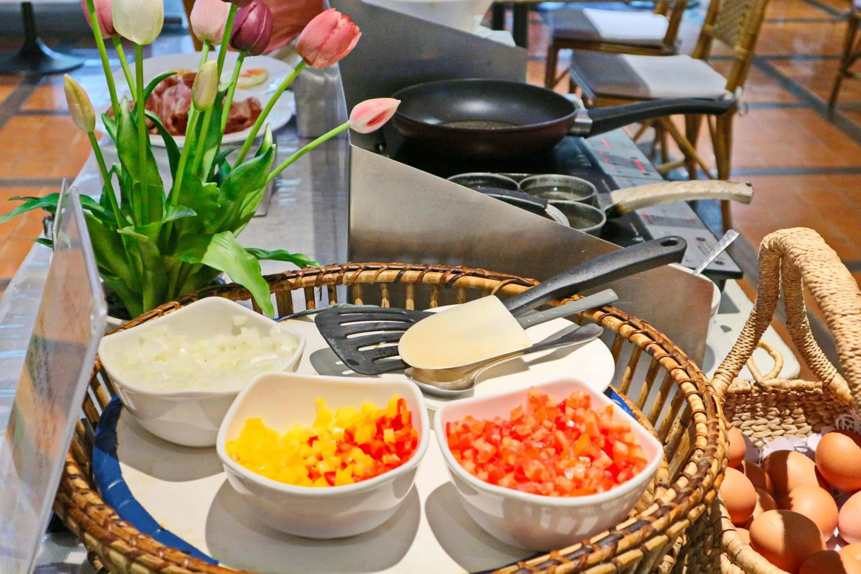 Buffet breakfast in Silom Serene A Boutique Hotel