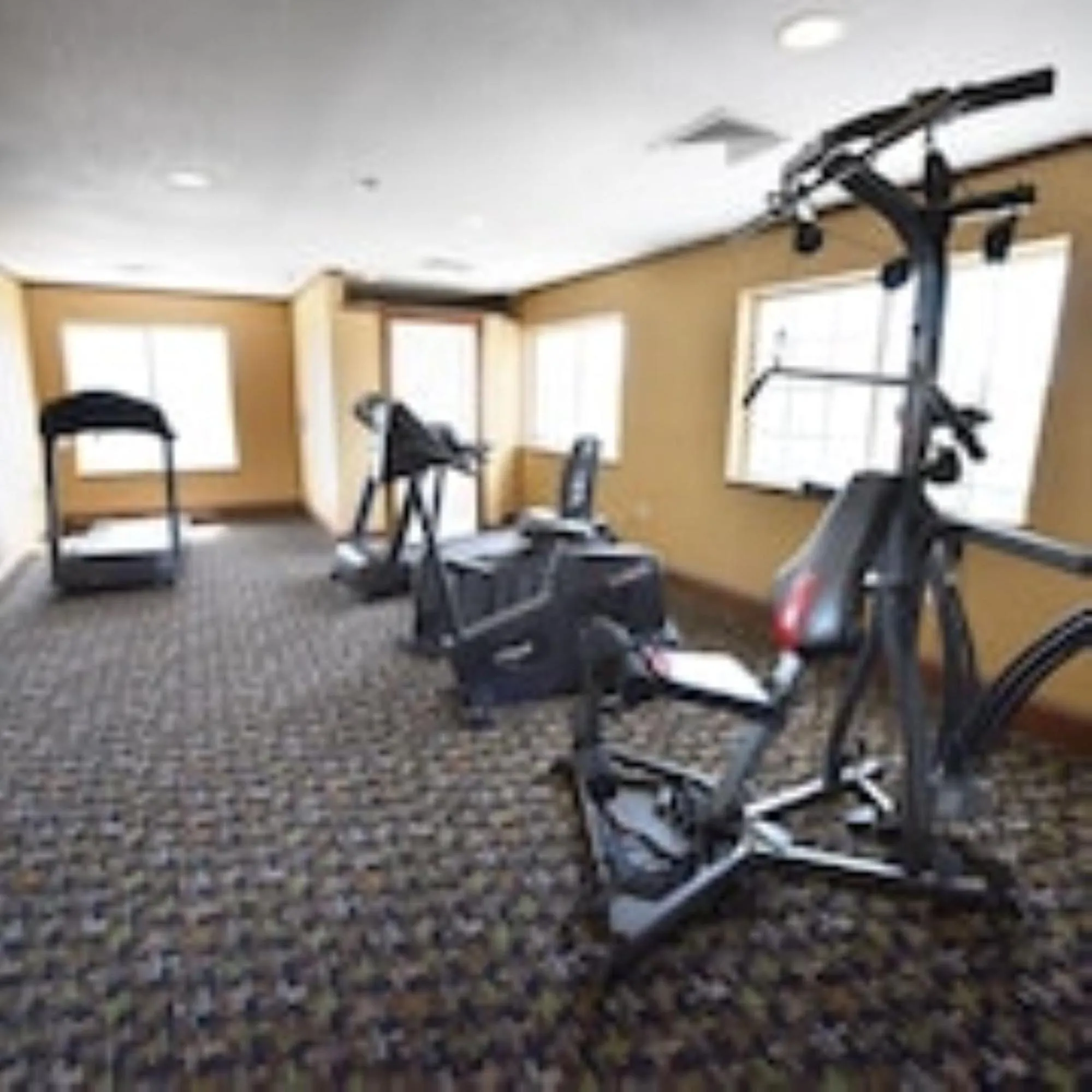 Fitness centre/facilities in Hamilton Inn Select Beachfront Mackinaw City