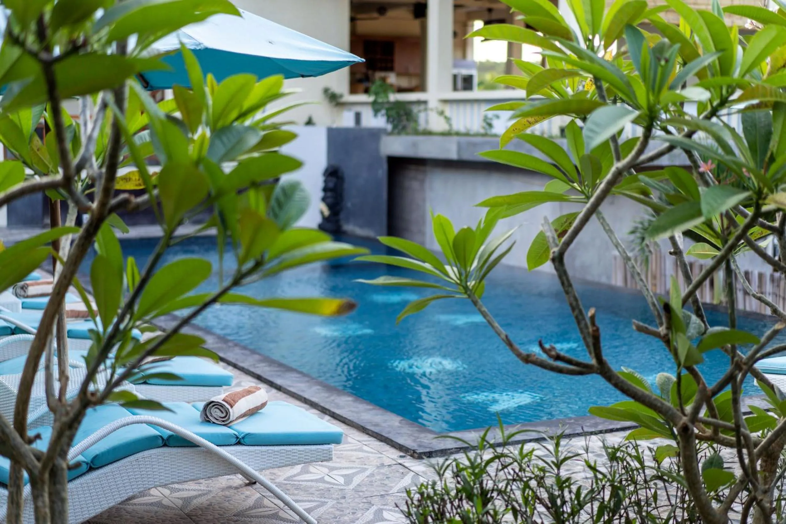 Swimming pool in Bali Nusa Cottage