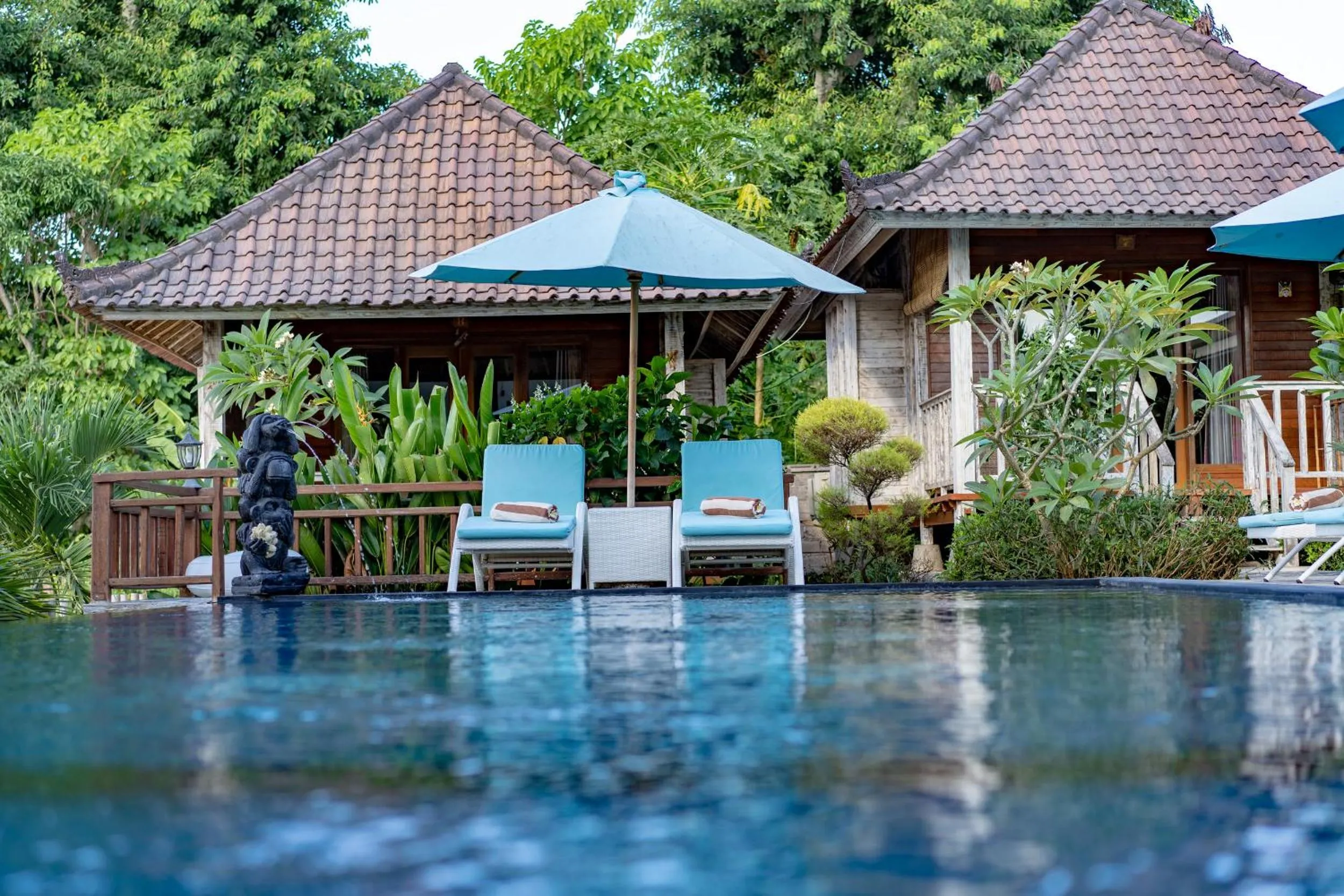 Swimming pool in Bali Nusa Cottage