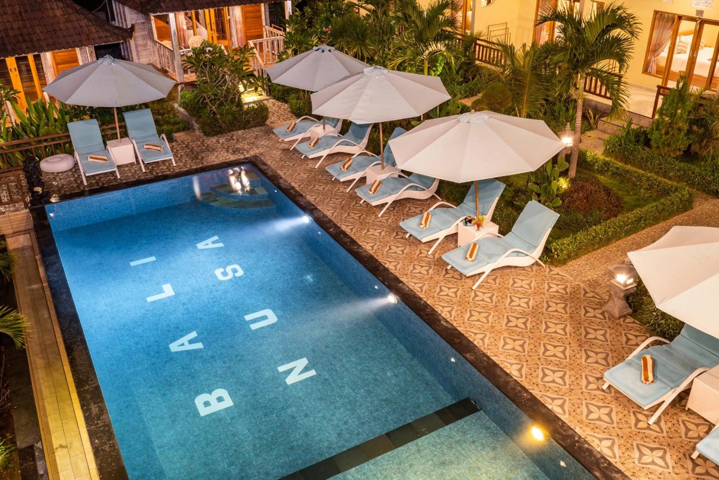 Bird's eye view in Bali Nusa Cottage