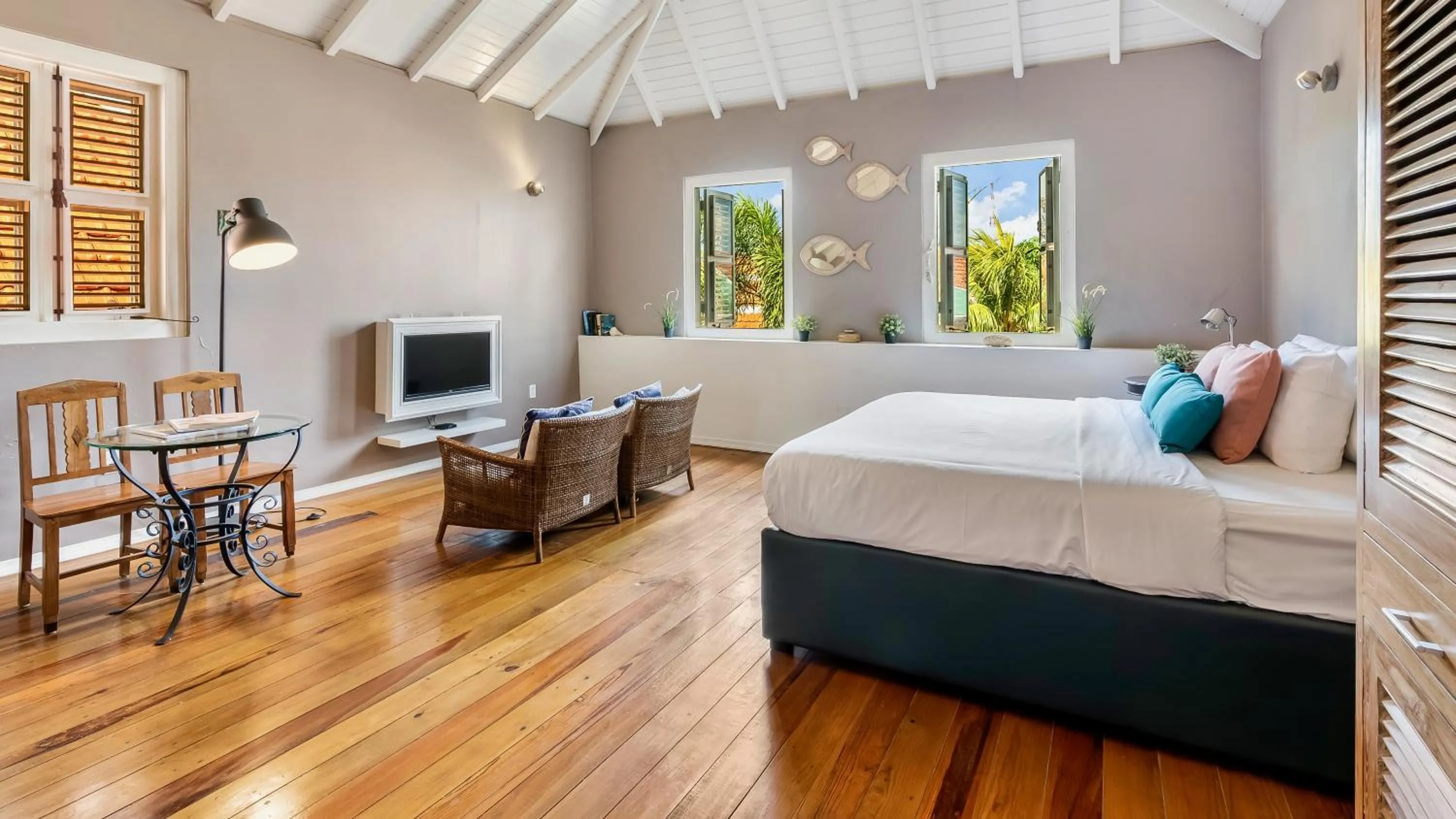 Bed in Pietermaai Boutique Hotel