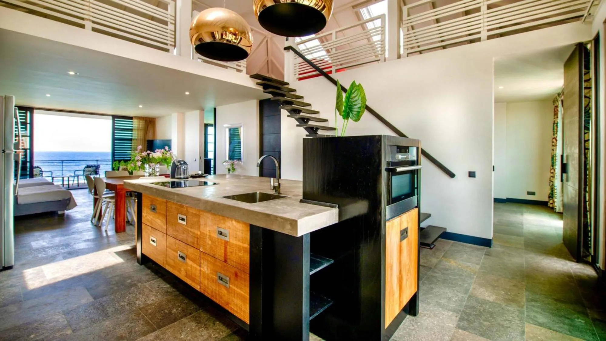 Kitchen or kitchenette in Pietermaai Boutique Hotel