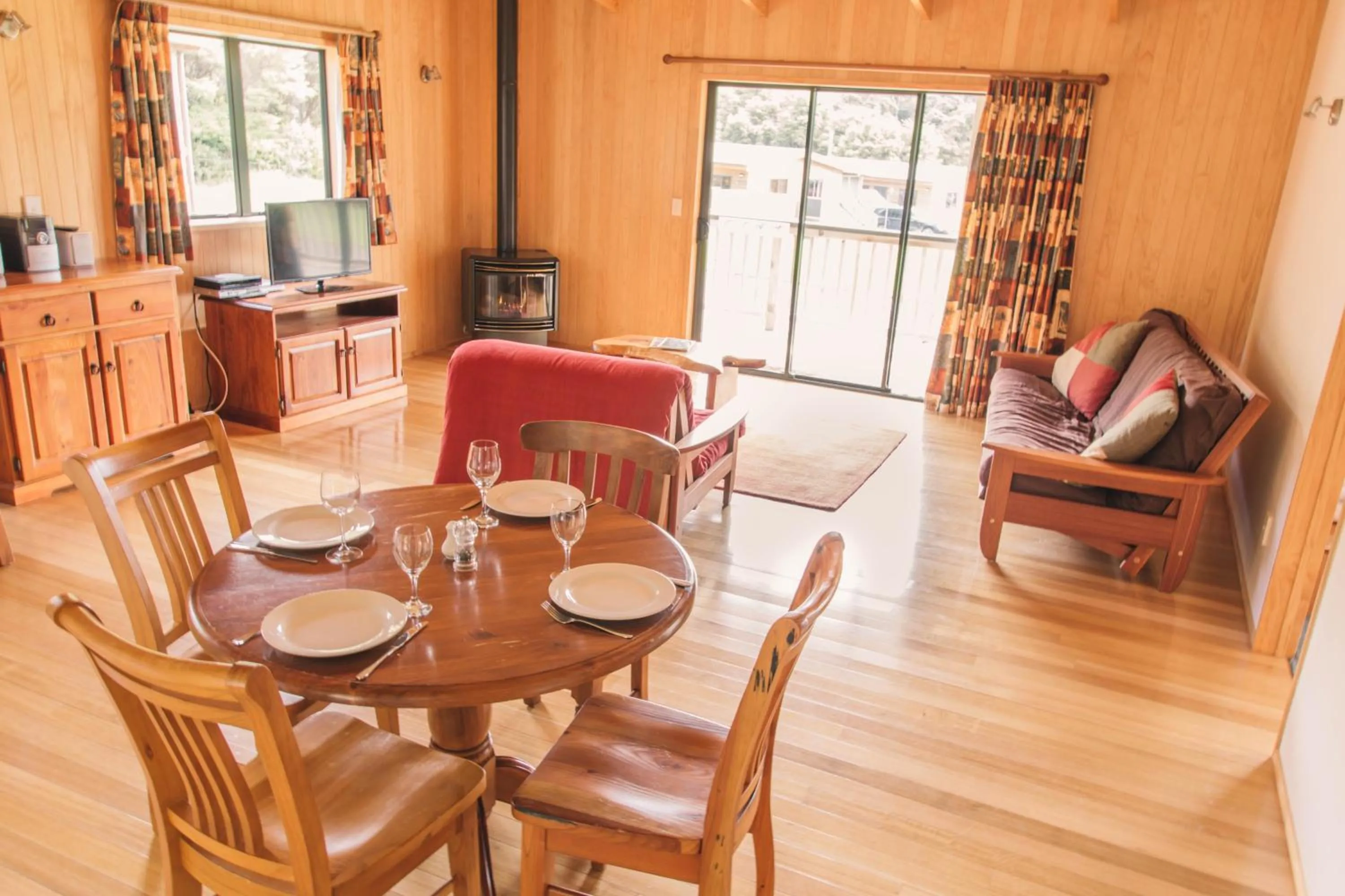 Living room in Tangiaro Retreat