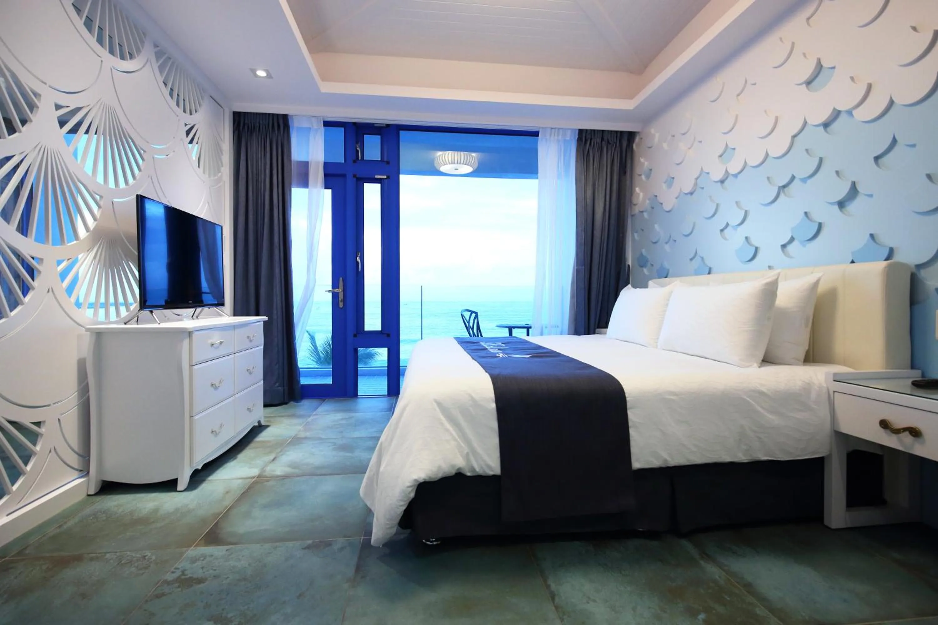 Bed in Hualien S.E.A. B&B