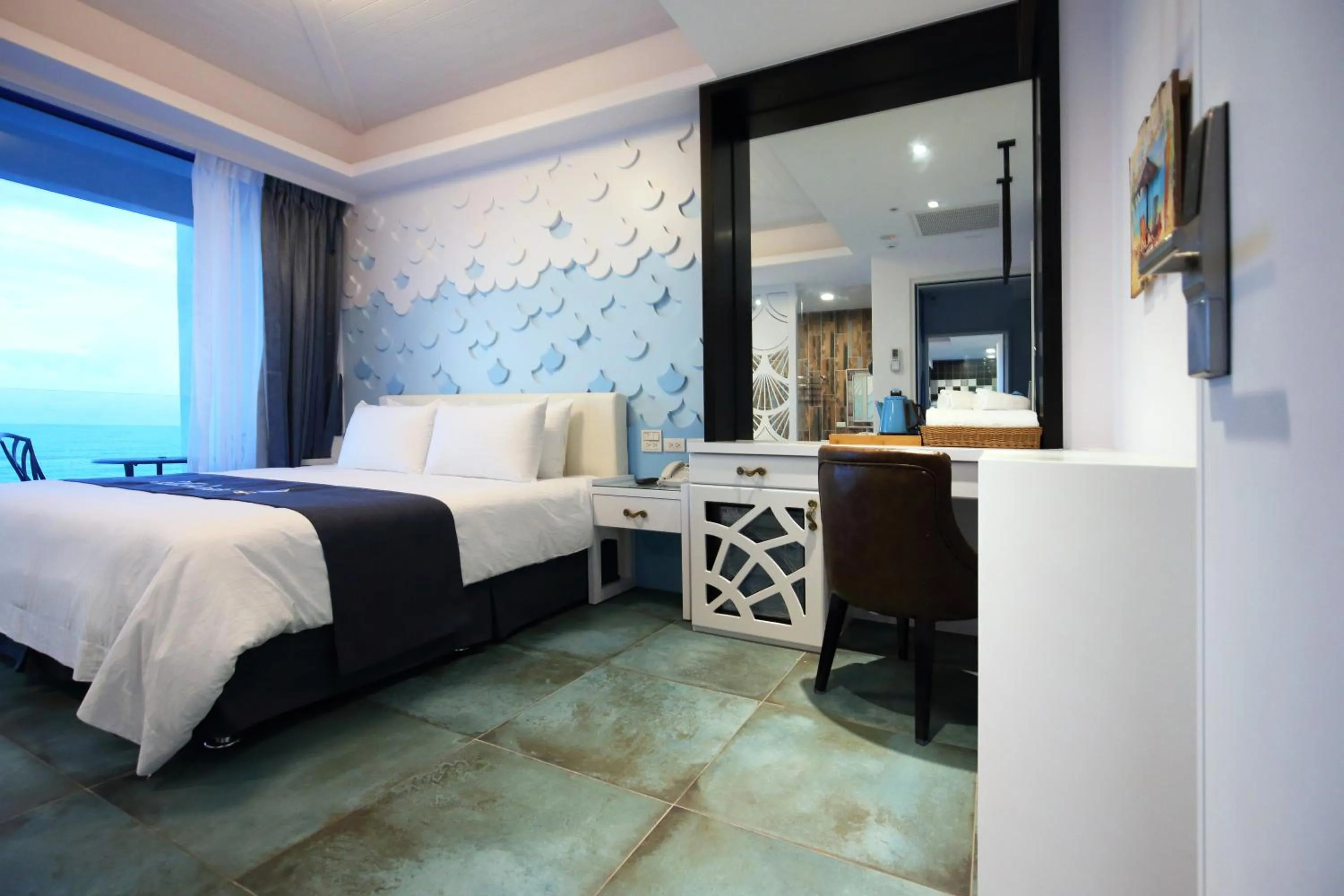 Bed in Hualien S.E.A. B&B