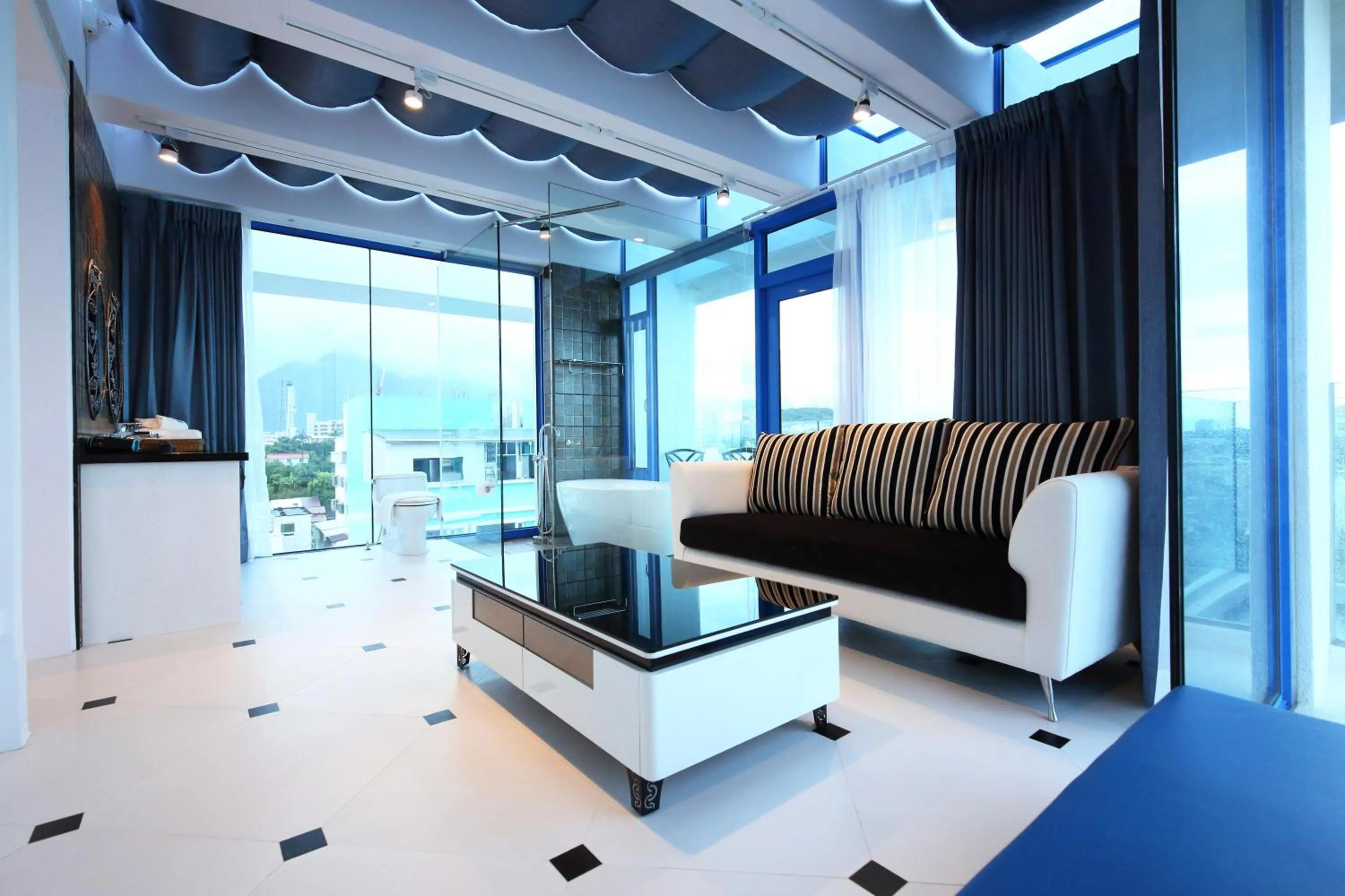 Seating area in Hualien S.E.A. B&B