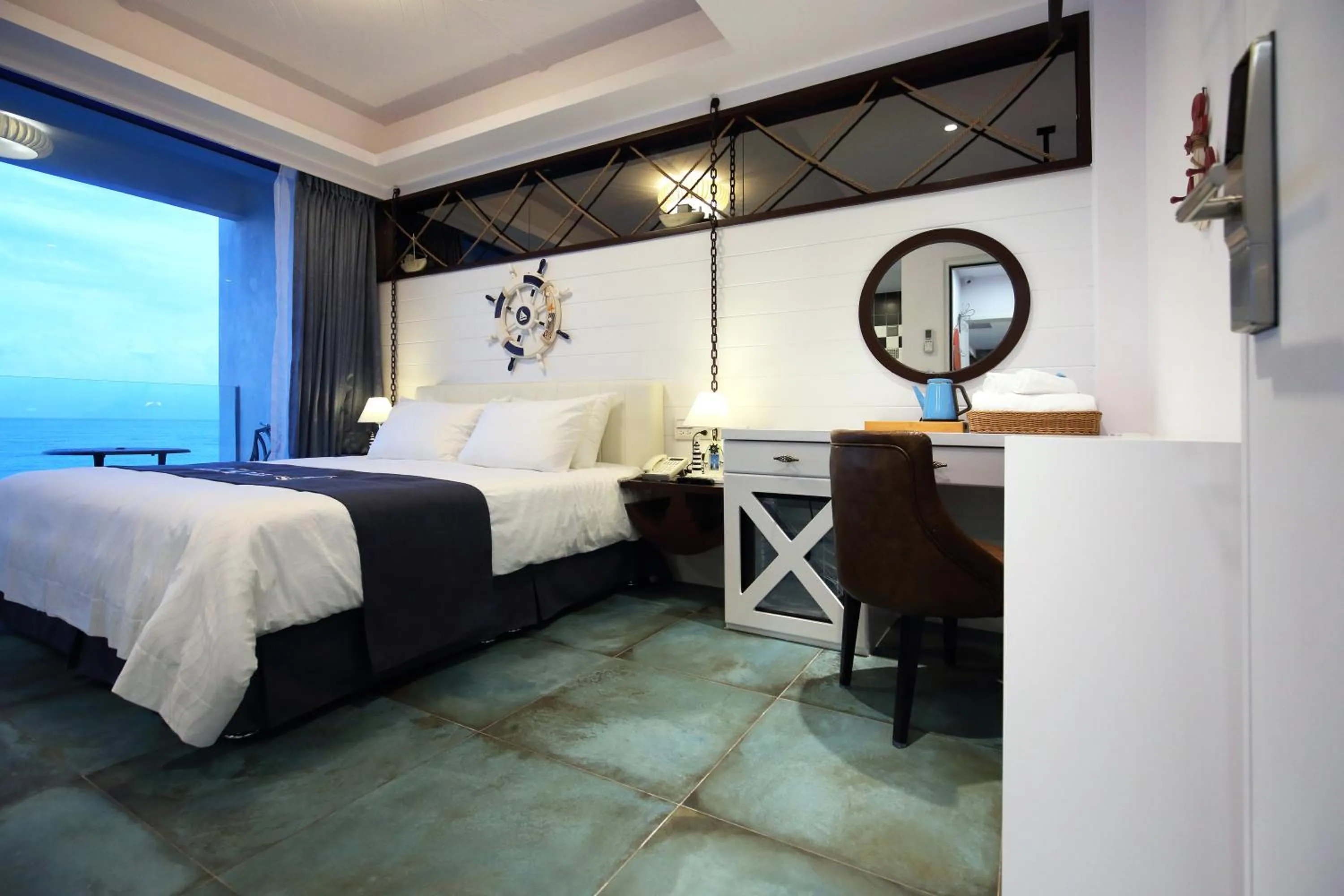 Bed in Hualien S.E.A. B&B