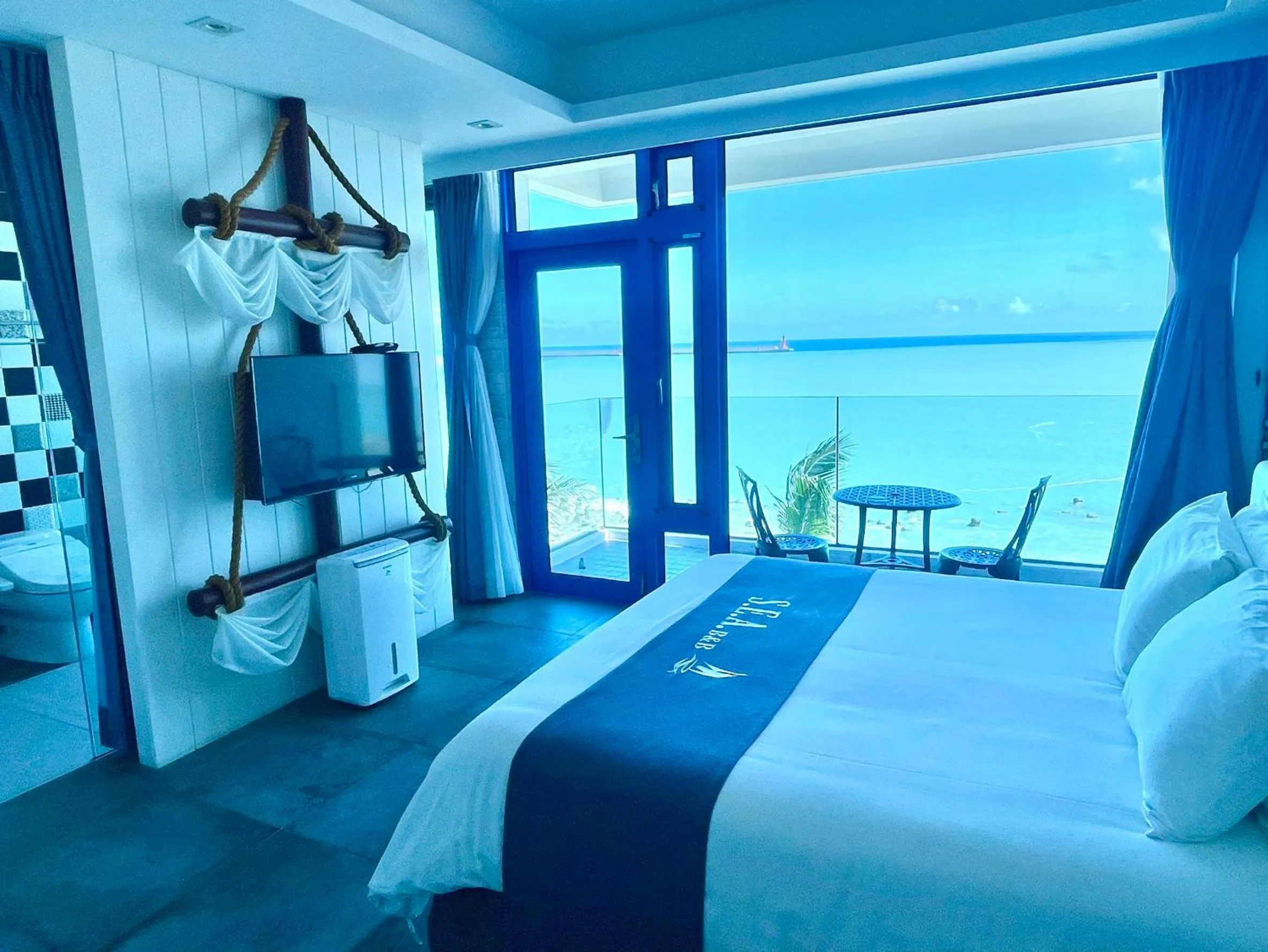 Bed in Hualien S.E.A. B&B