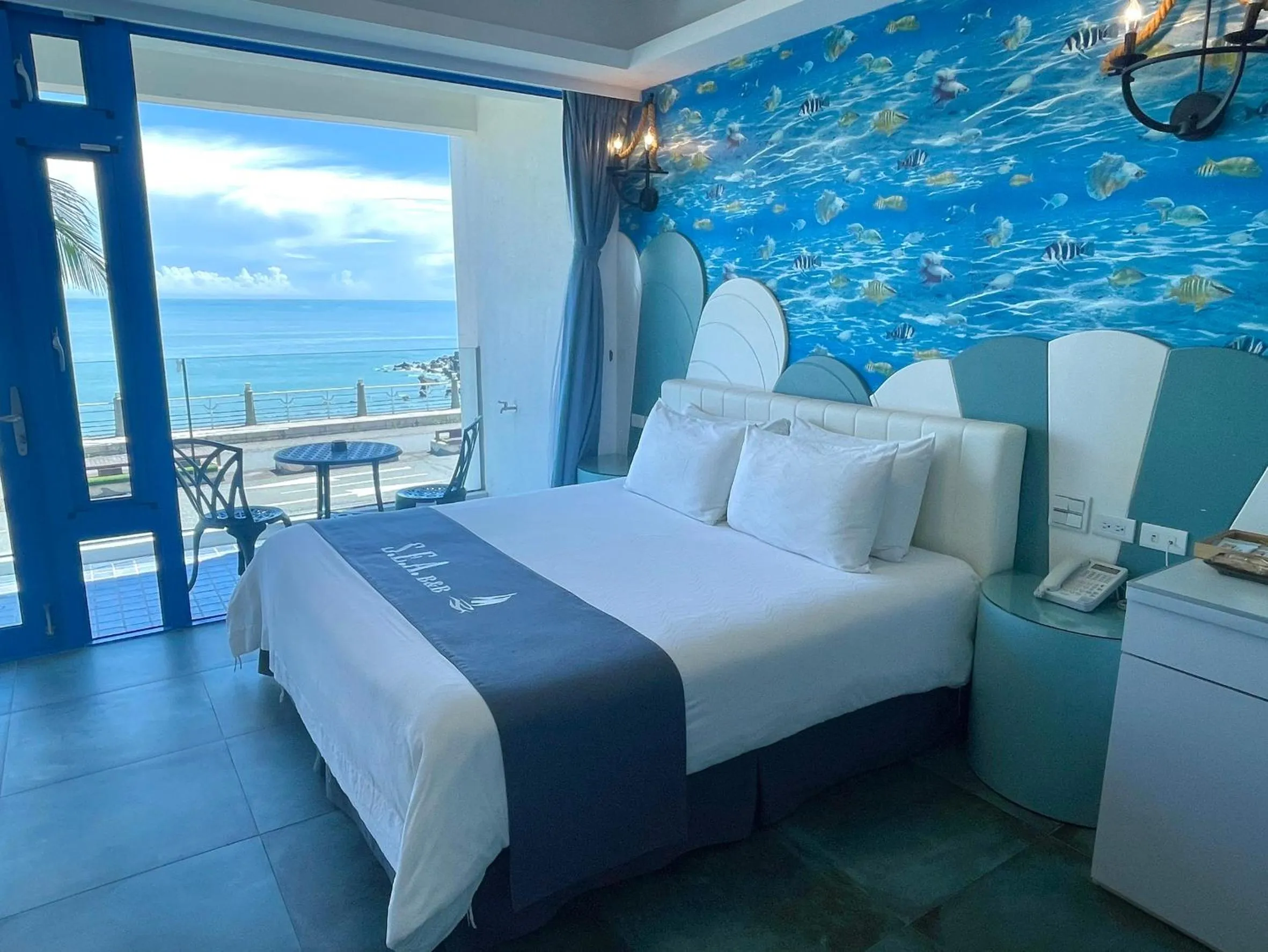 Bed in Hualien S.E.A. B&B