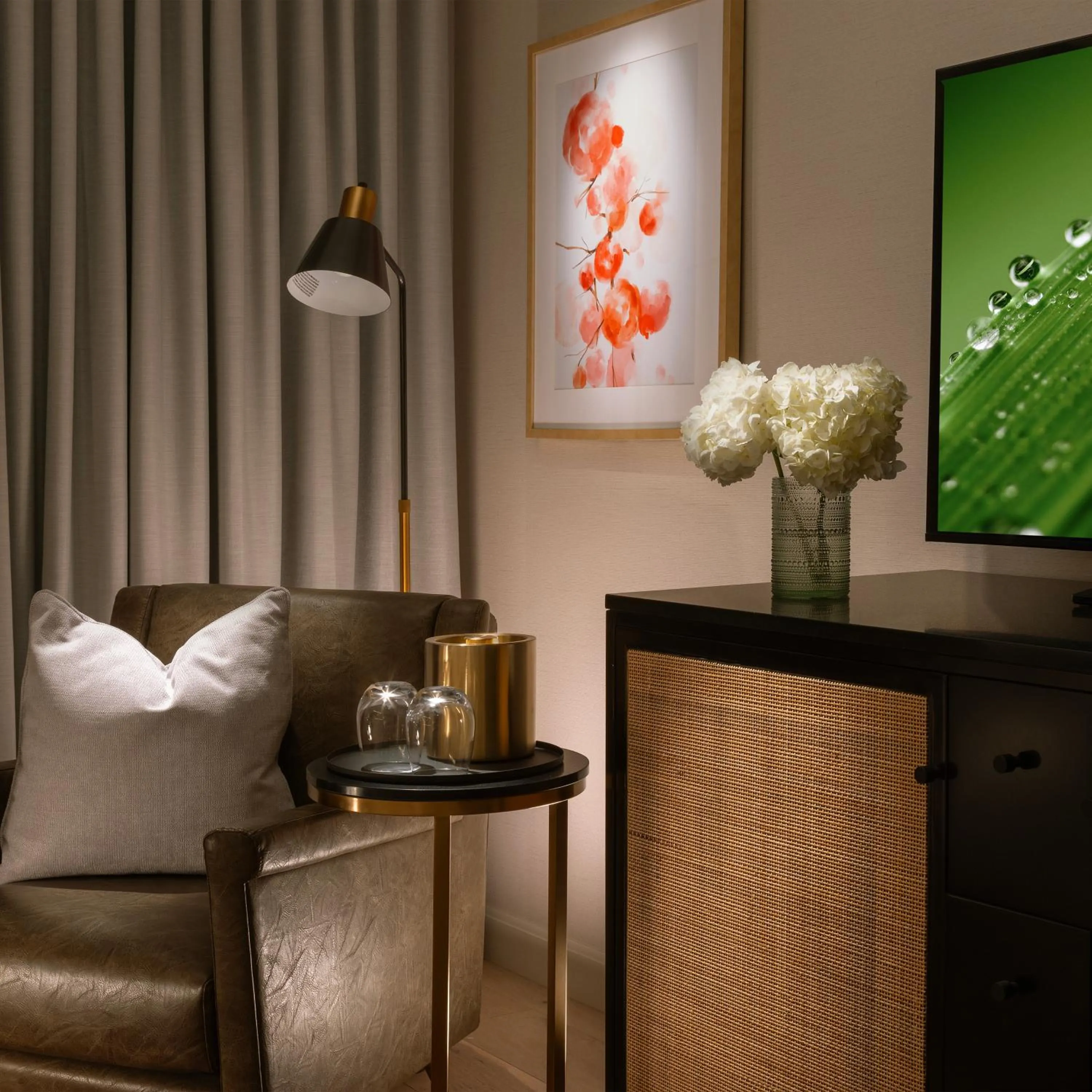 Seating area in The Cottages Hotel