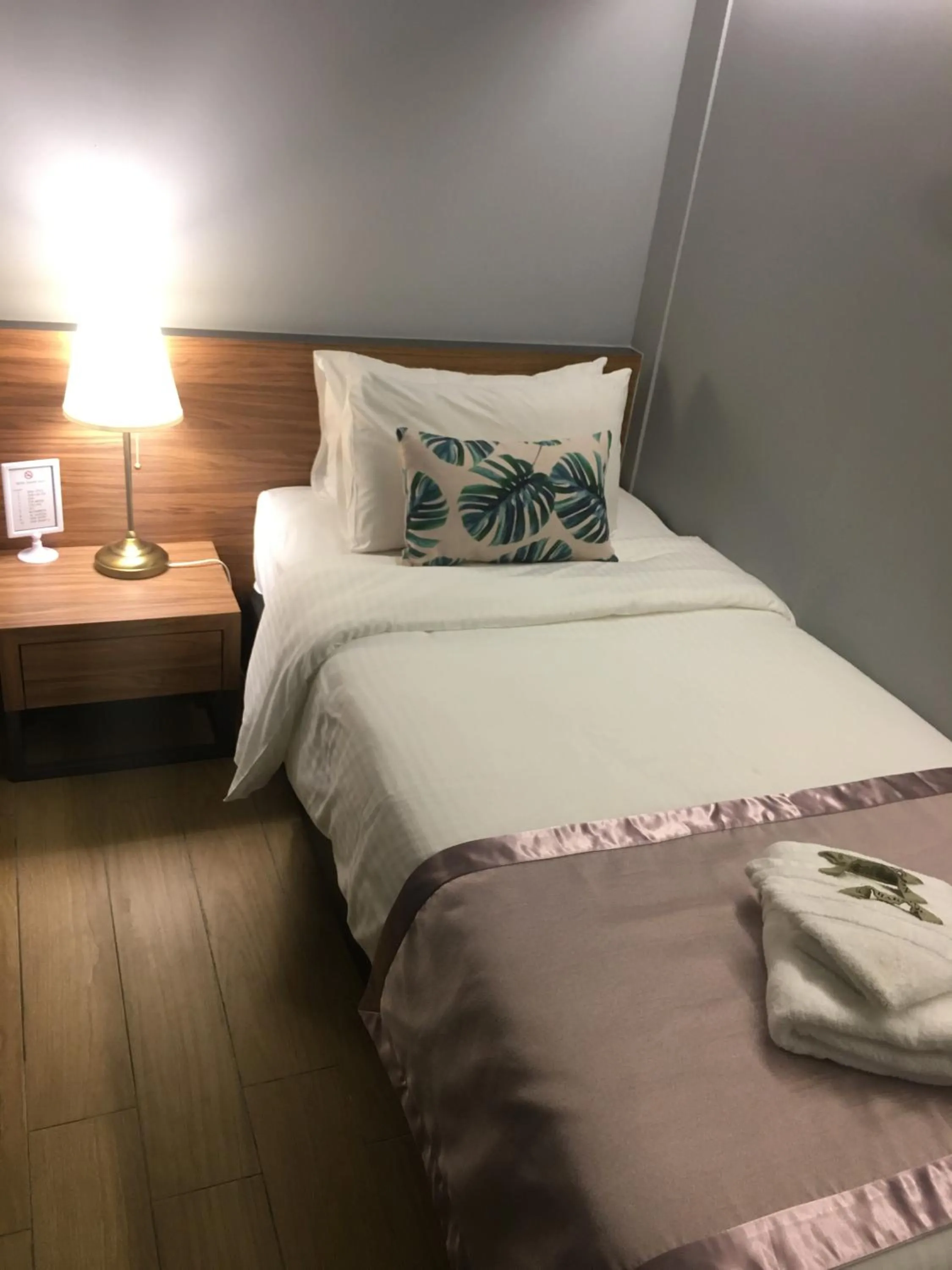 Bed in Hotel Gaia 95